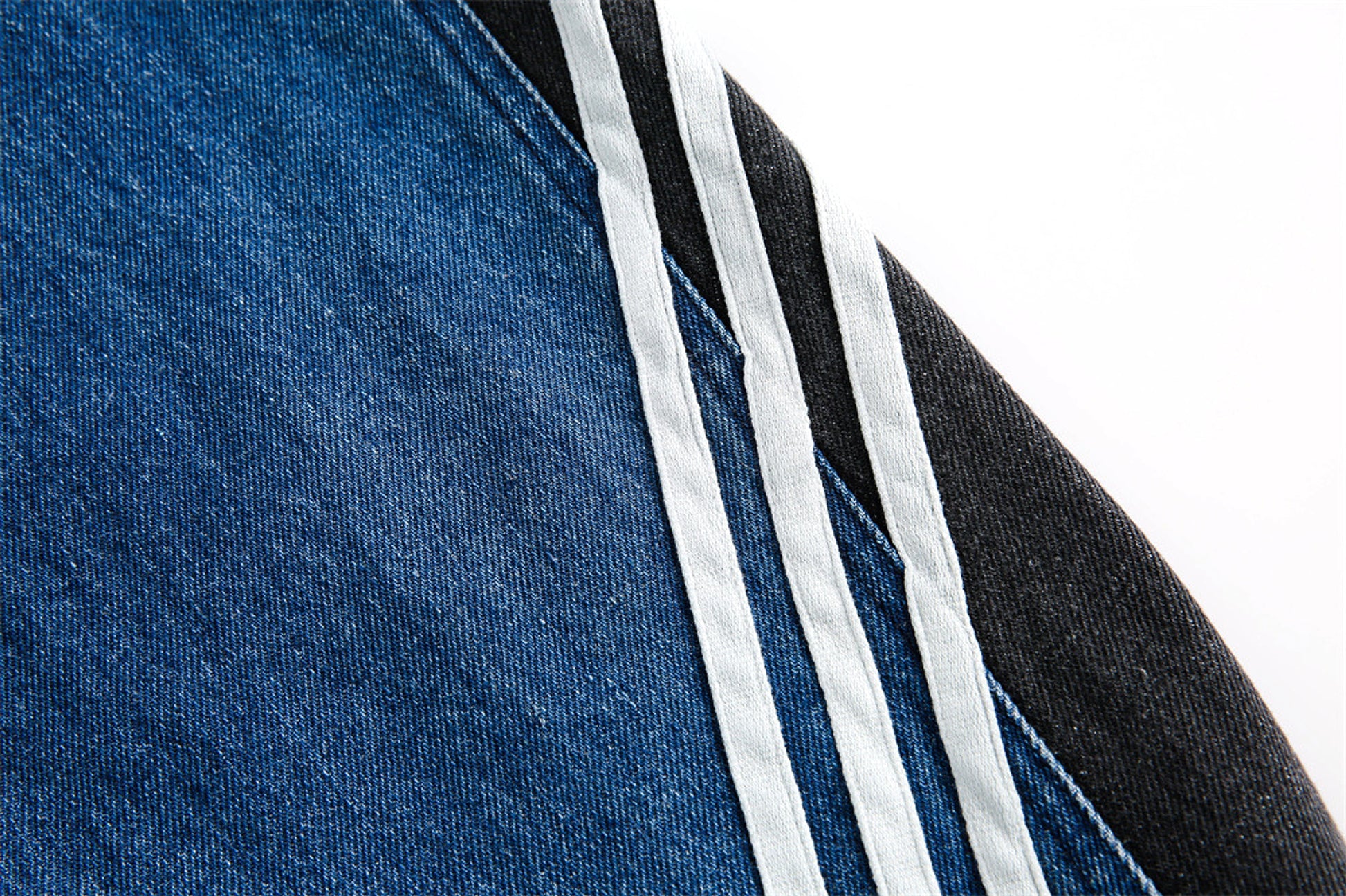 Side Stripe Stitching Loose Denim Jacket Men And Women European And American - enhanced image 7