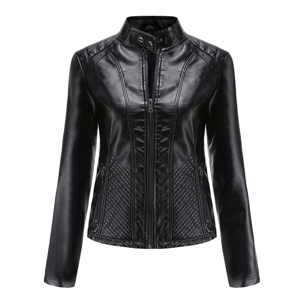 UrbanEdge™ PU Leather Jacket – Sleek Moto Edition - enhanced image 7