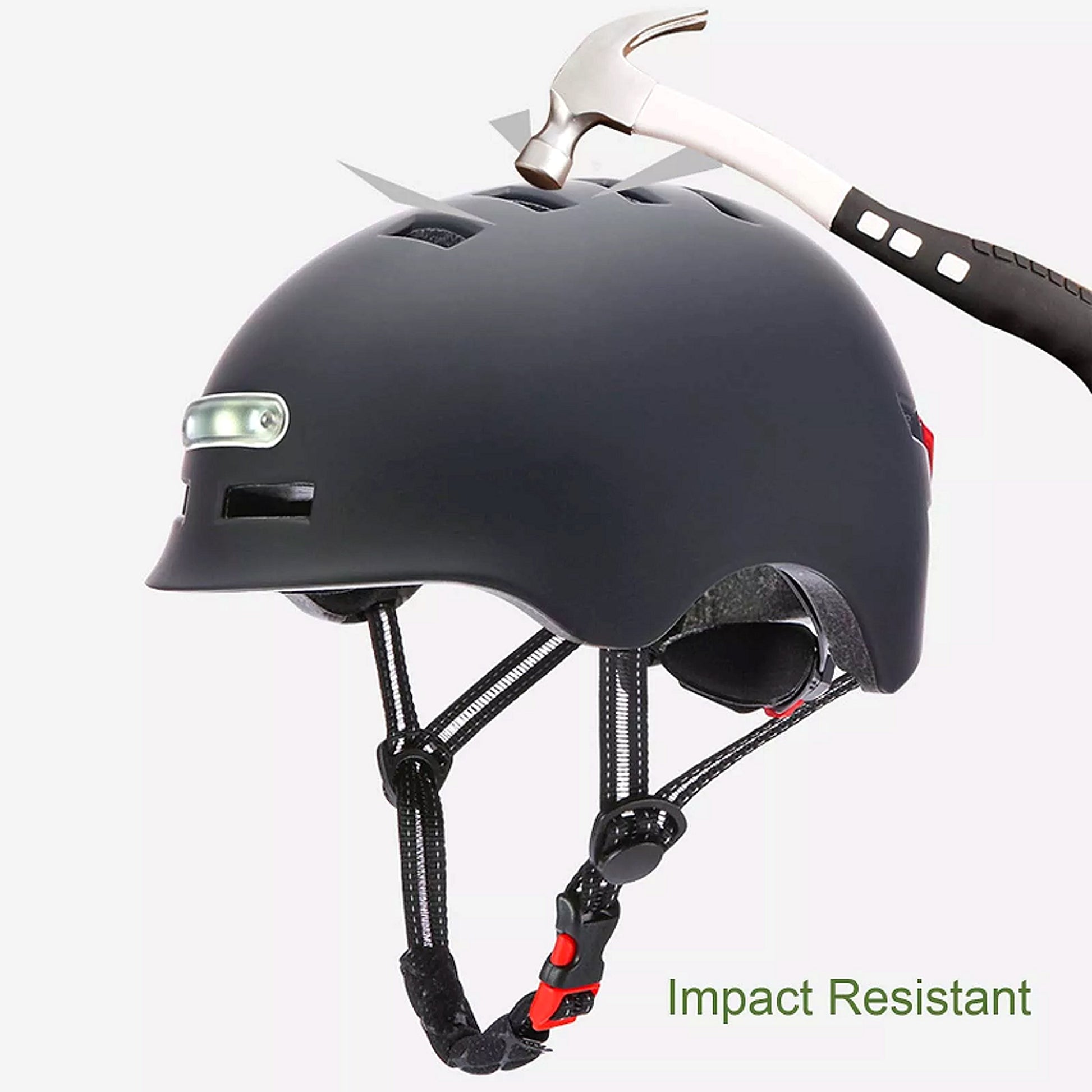 Skateboard Cycling Electric Vehicle Lighting Warning Smart Light Safety Sports Helmet - enhanced image 7