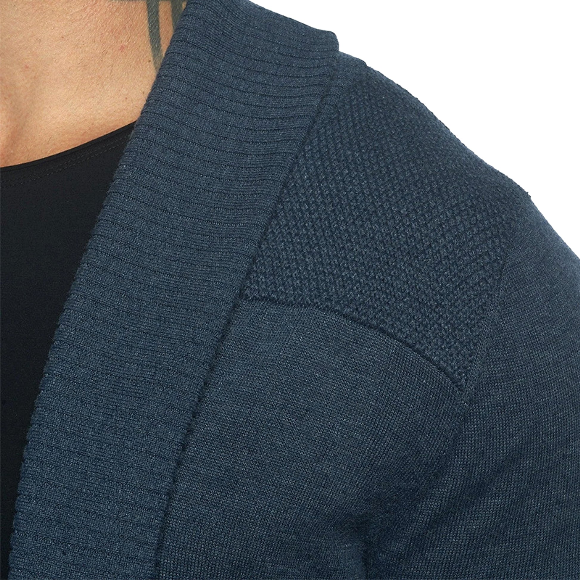Solid Color Cardigan Sweater With Pockets Casual Men's Long-sleeved - enhanced image 7