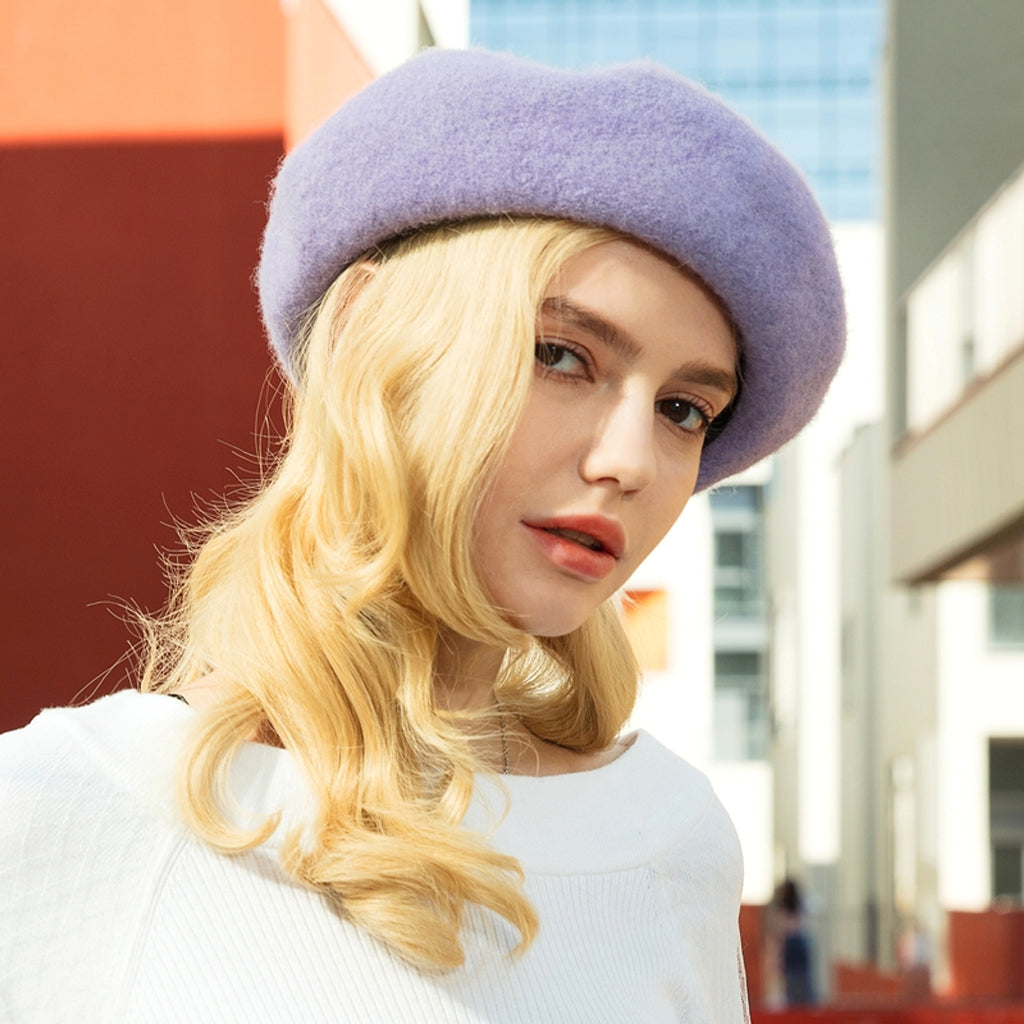 Thickened And Plush Enlarged Hood Elastic Sweatband Beret Hat Cap - enhanced image 7