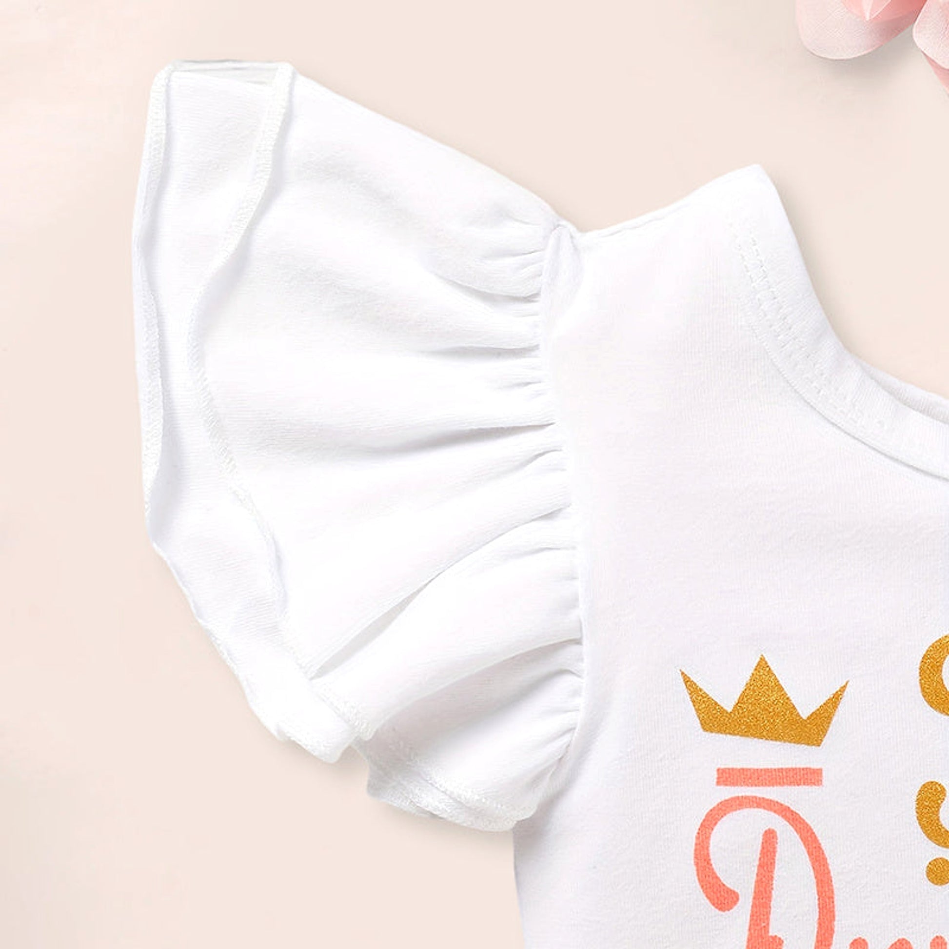TinyBloom™ – Newborn Letter Romper & Tutu Set - enhanced image 7