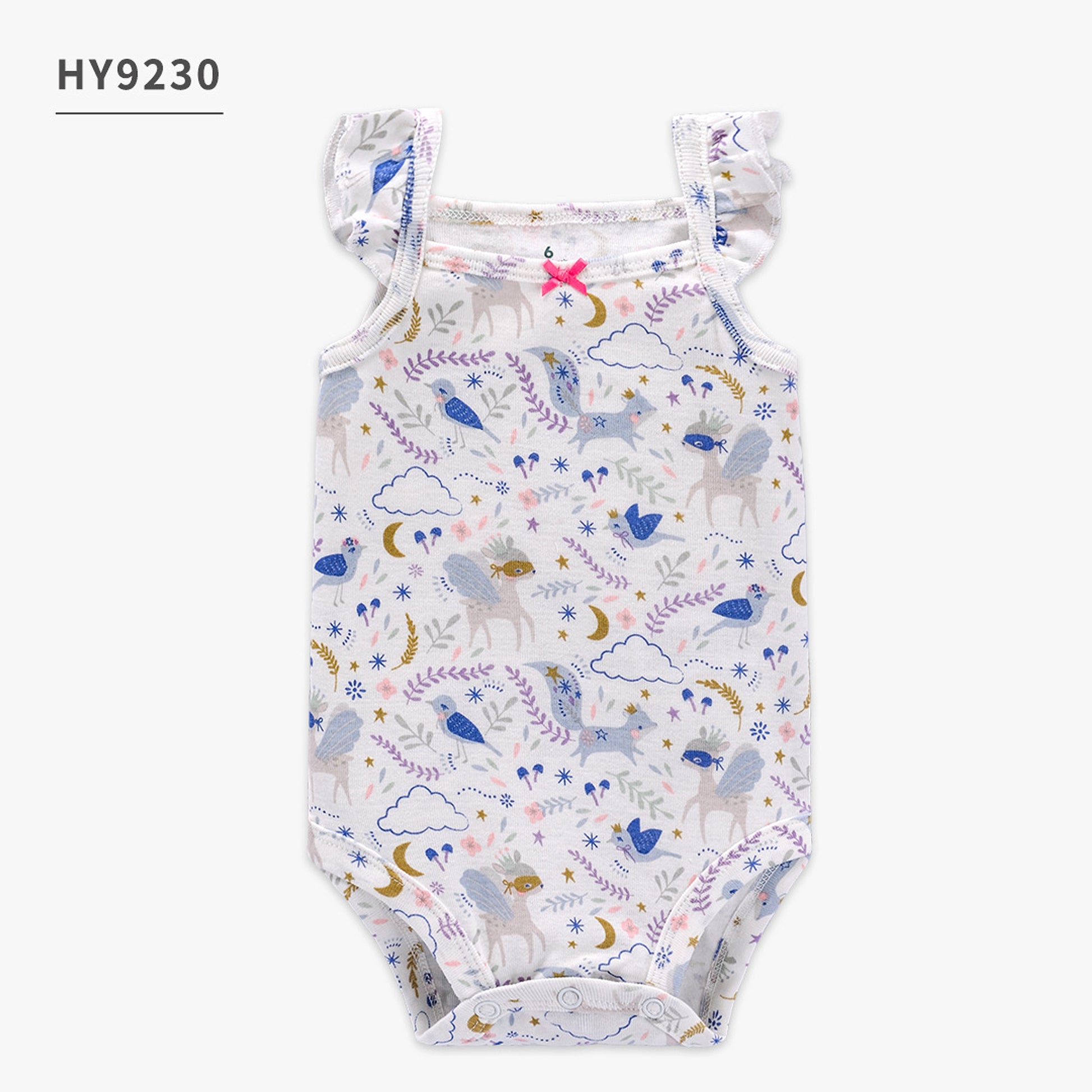 TinyJoy™ – Summer Cotton Romper Set for Baby Girls - enhanced image 7
