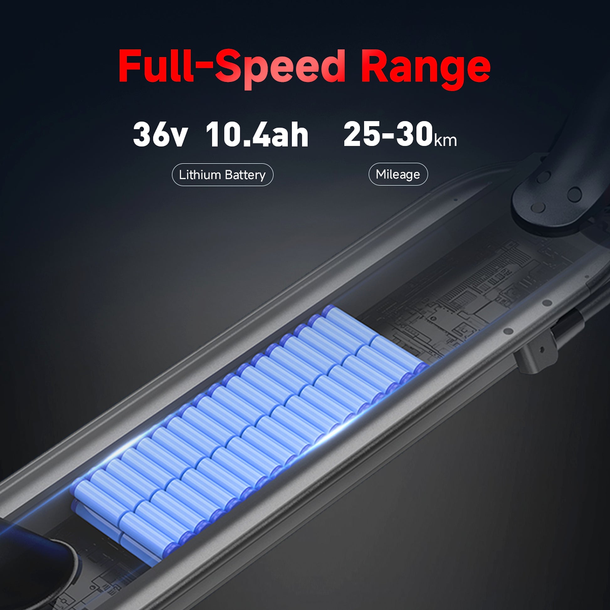 VoltStrider™ Esprit Urban Eight – Smart Electric Scooter (36V, IP-App-Control) - enhanced image 7