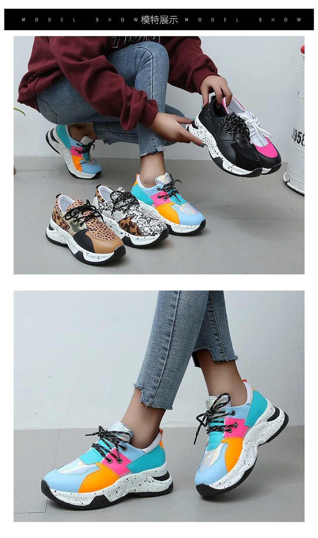 WILDWALK™ PrintRun – Leopard Print Sneakers for Women with Sporty Flair - enhanced image 7