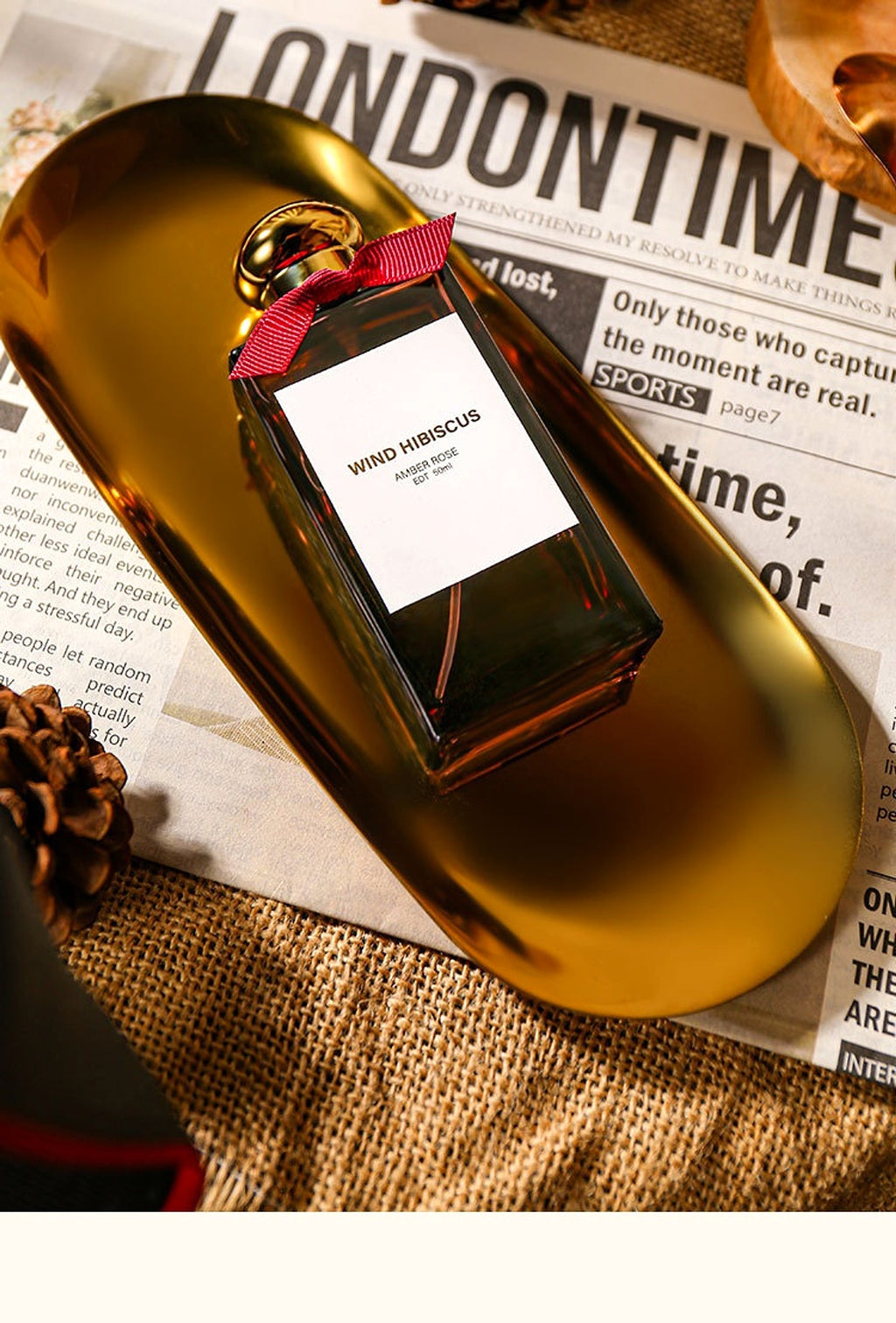 Wind Hisbiscus Niche Amber Rose Water Ladies Long-lasting Light Perfume - enhanced image 7