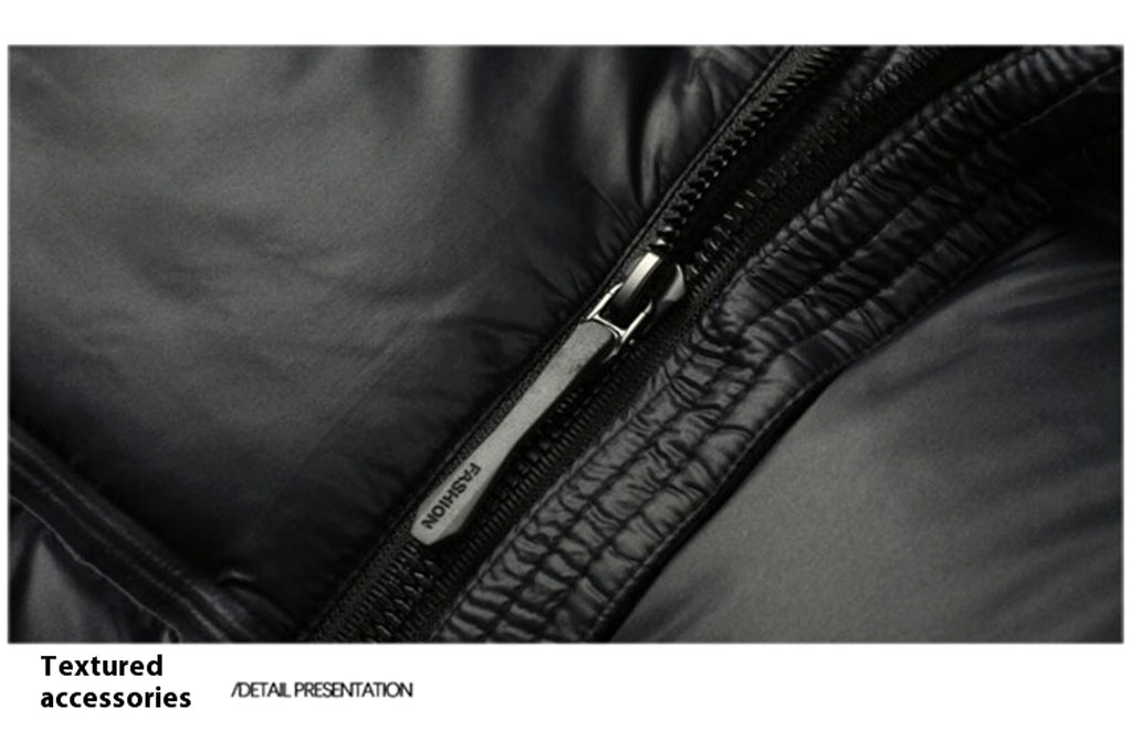 Winter Mid-old Men's Down Jacket Stand Collar Coat Thickened Protection Men - enhanced image 7