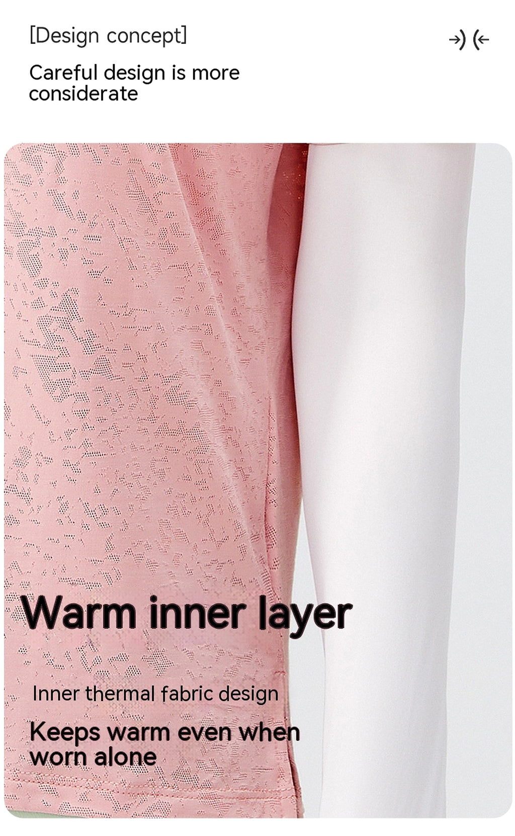 Z. Women's Fake Two-piece Loose Sports Long Sleeve Yoga Wear - enhanced image 7