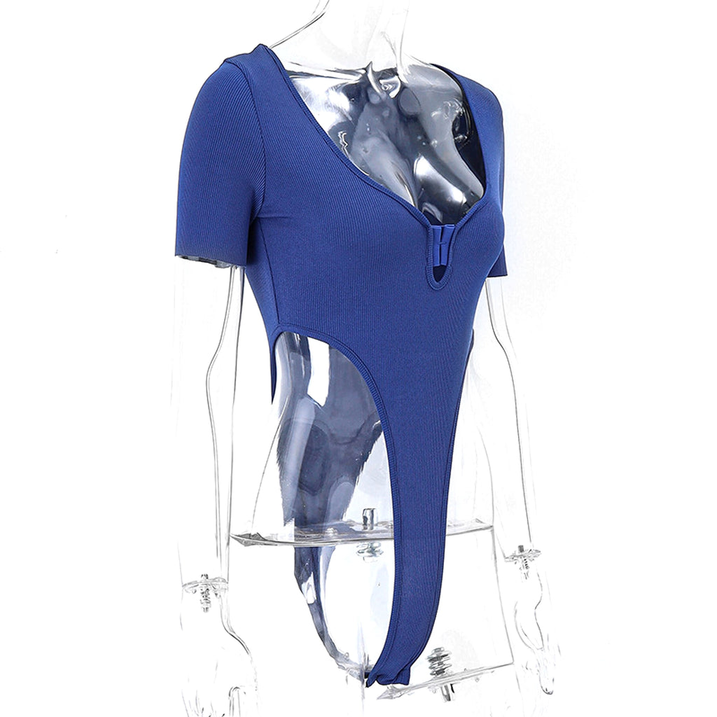 Women's Fashion Waist Hollow Slim Jumpsuit - enhanced image 7