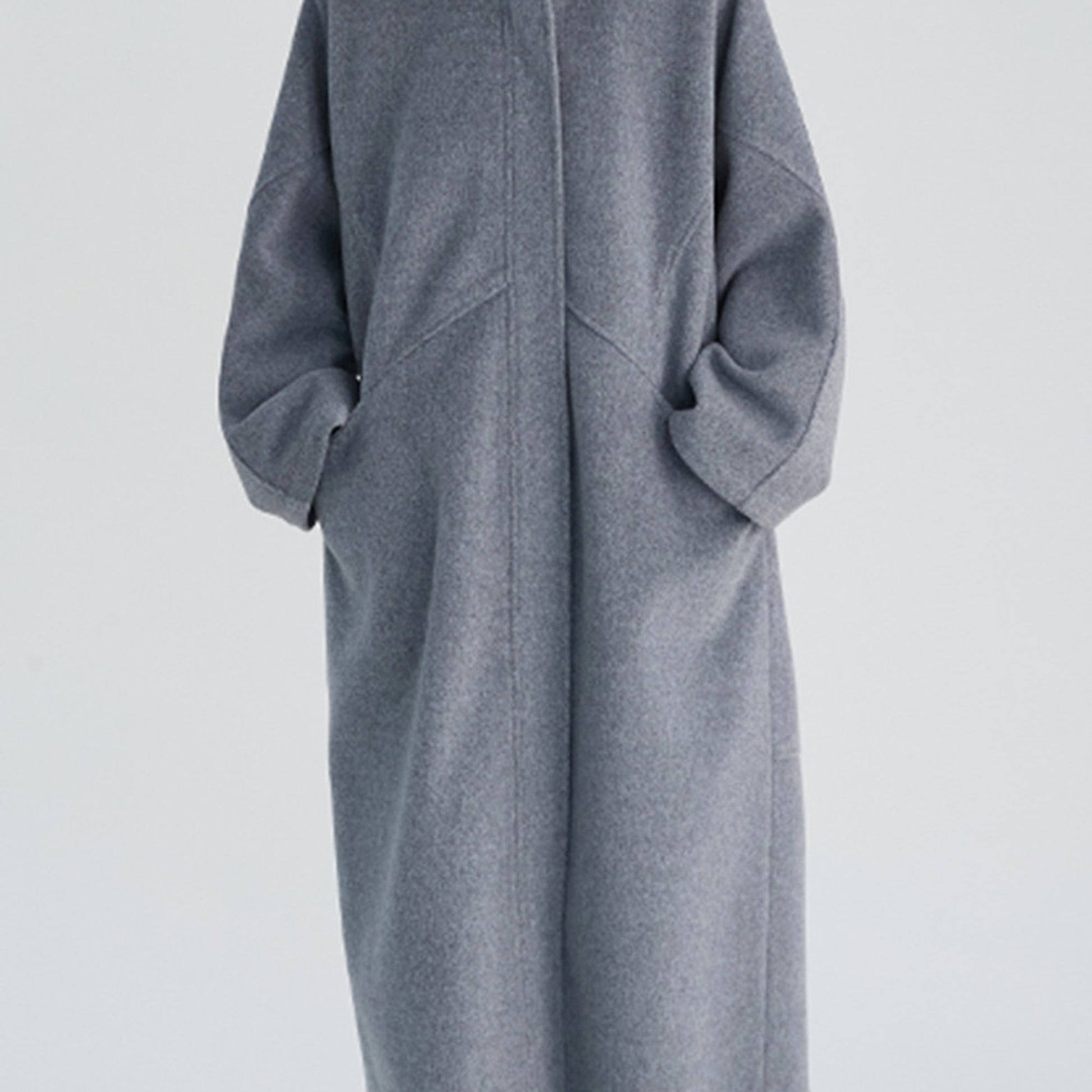 Women's Woolen Overcoat Long Coat Jacket - enhanced image 7