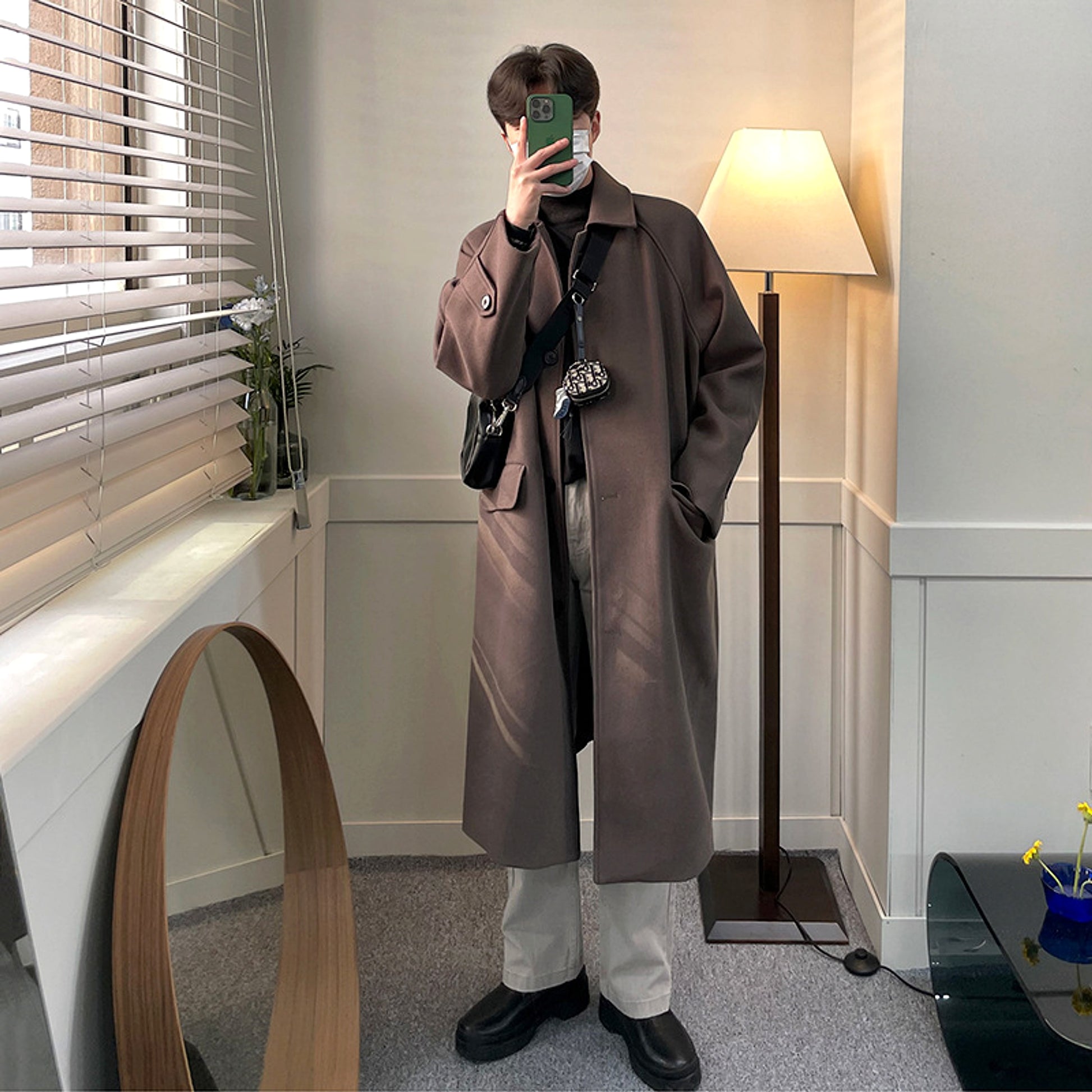 WoolElite™ Men's Long Coat – Autumn & Winter Classic - enhanced image 7