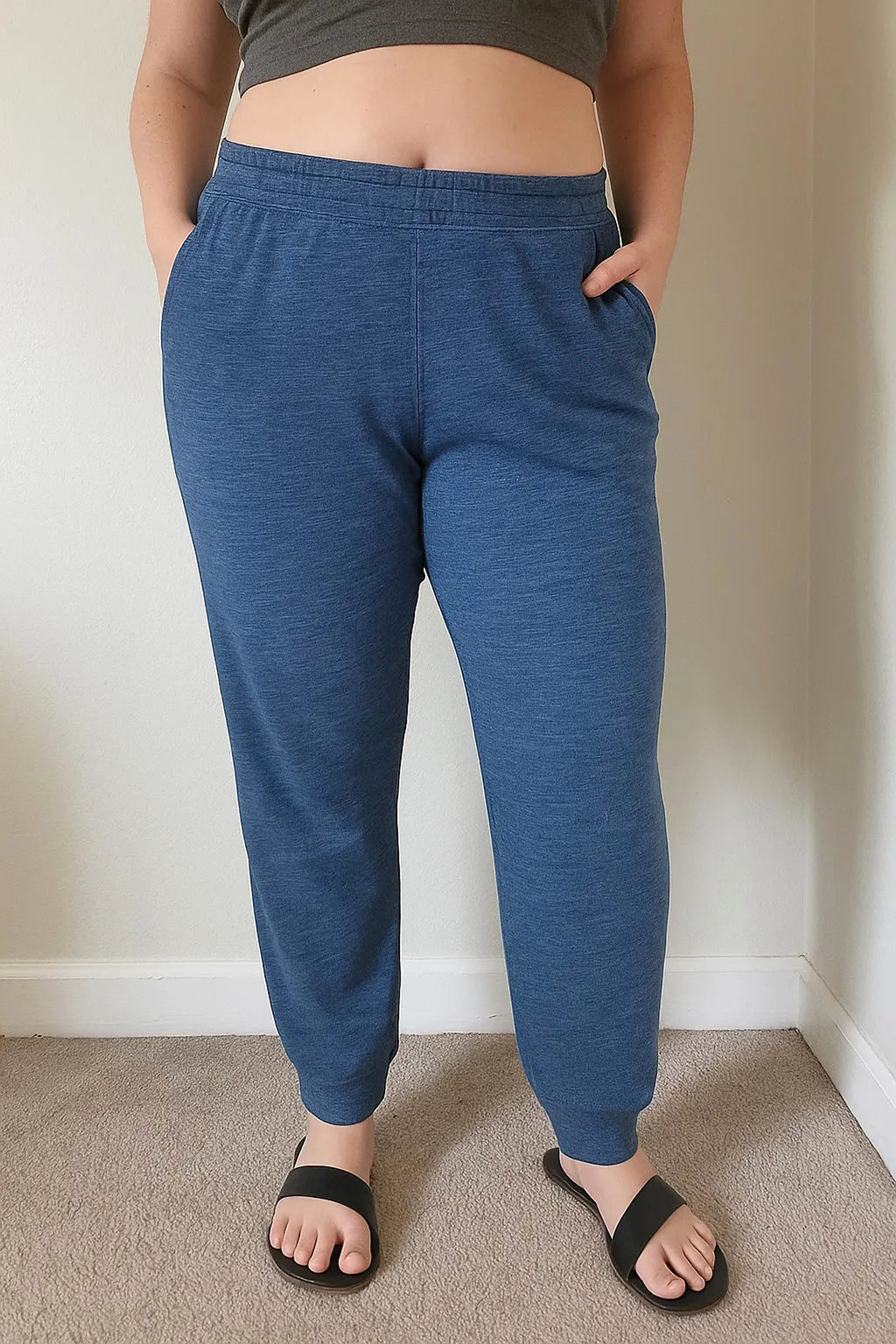 Zenana Cotton Slub Jogger Pants - enhanced image 7