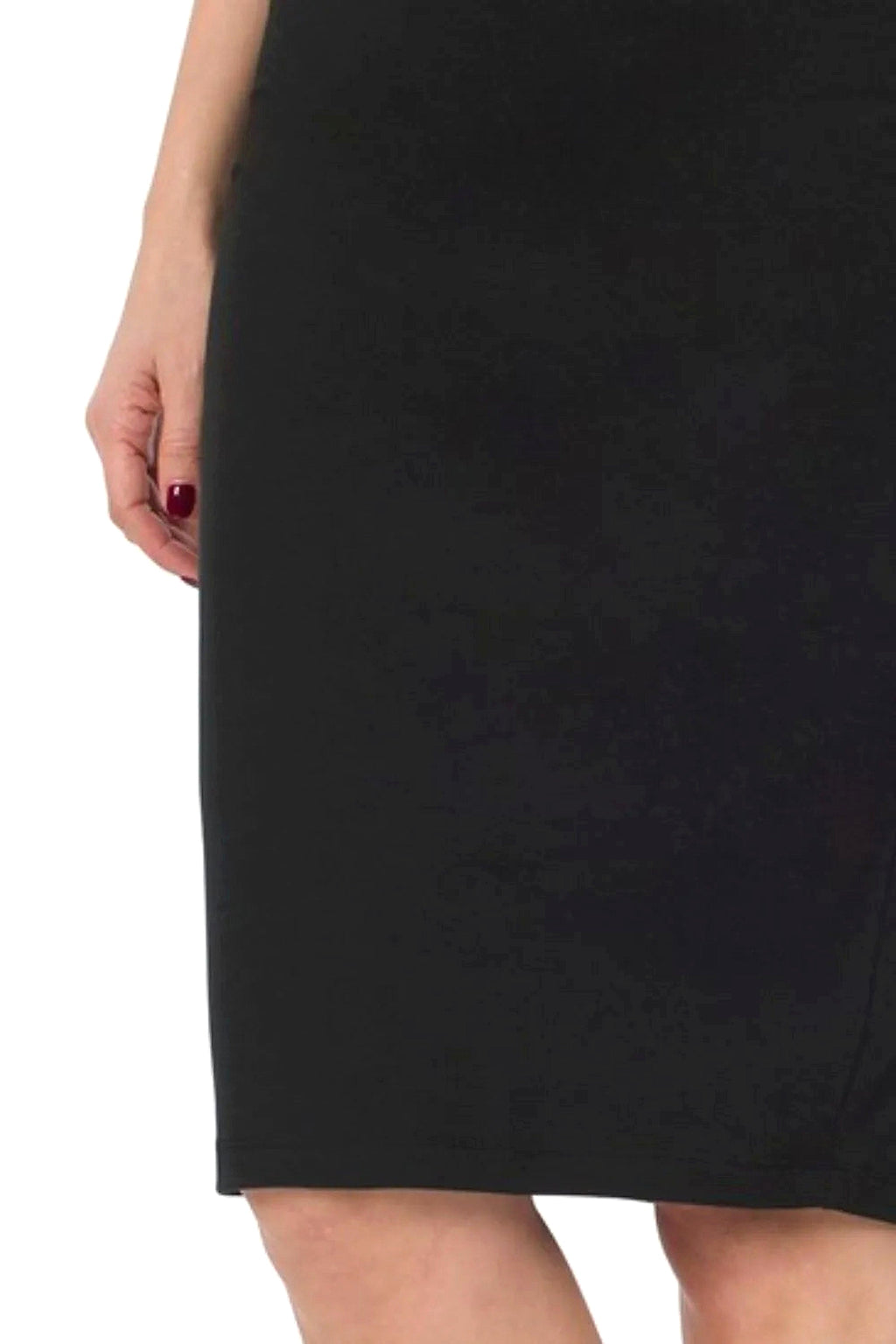 Zenana Premium Cotton Basic Knee Skirt - enhanced image 7