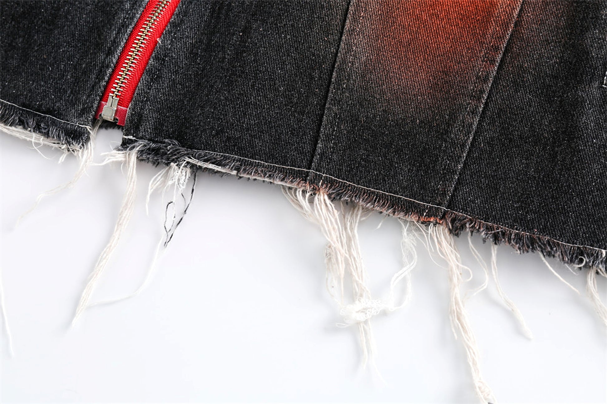 A1. Color Matching Cat Raw-cut Edges Washed And Worn Loose Lapels Coat Fashion - enhanced image 8