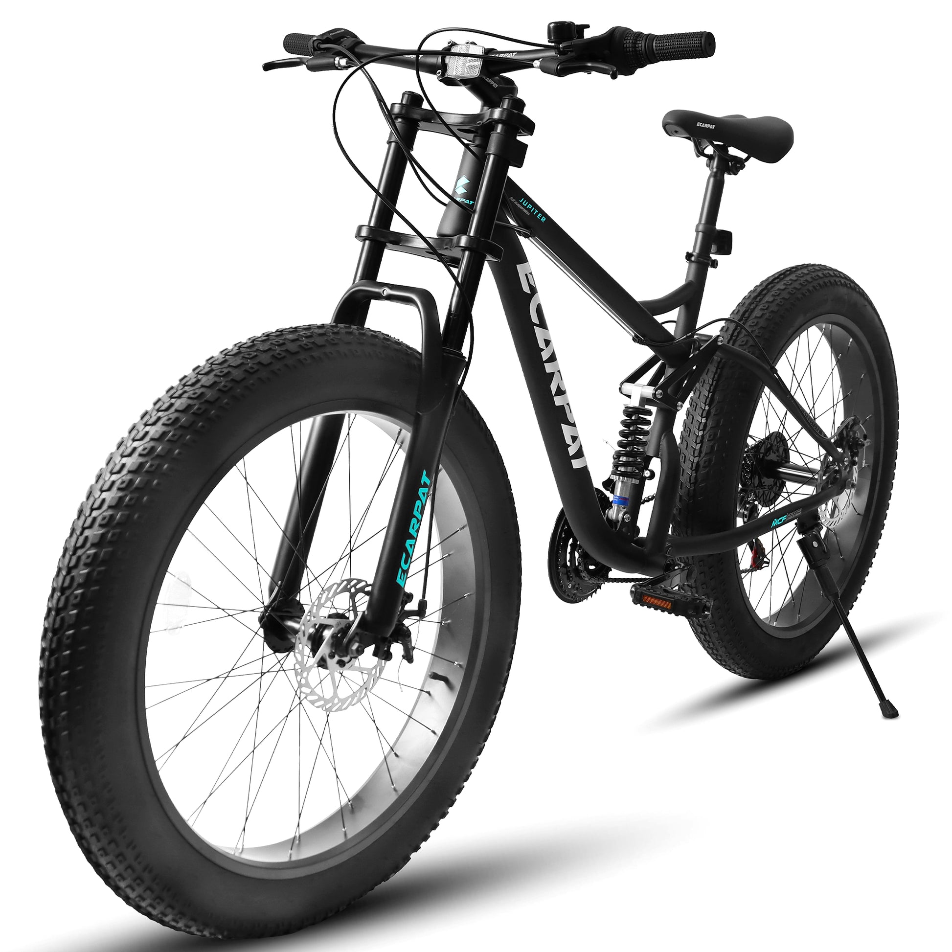 Ruffryde Ecarpat™ – 26" Full Suspension MTB (21-Speed, Dual Disc, Black) - enhanced image 8