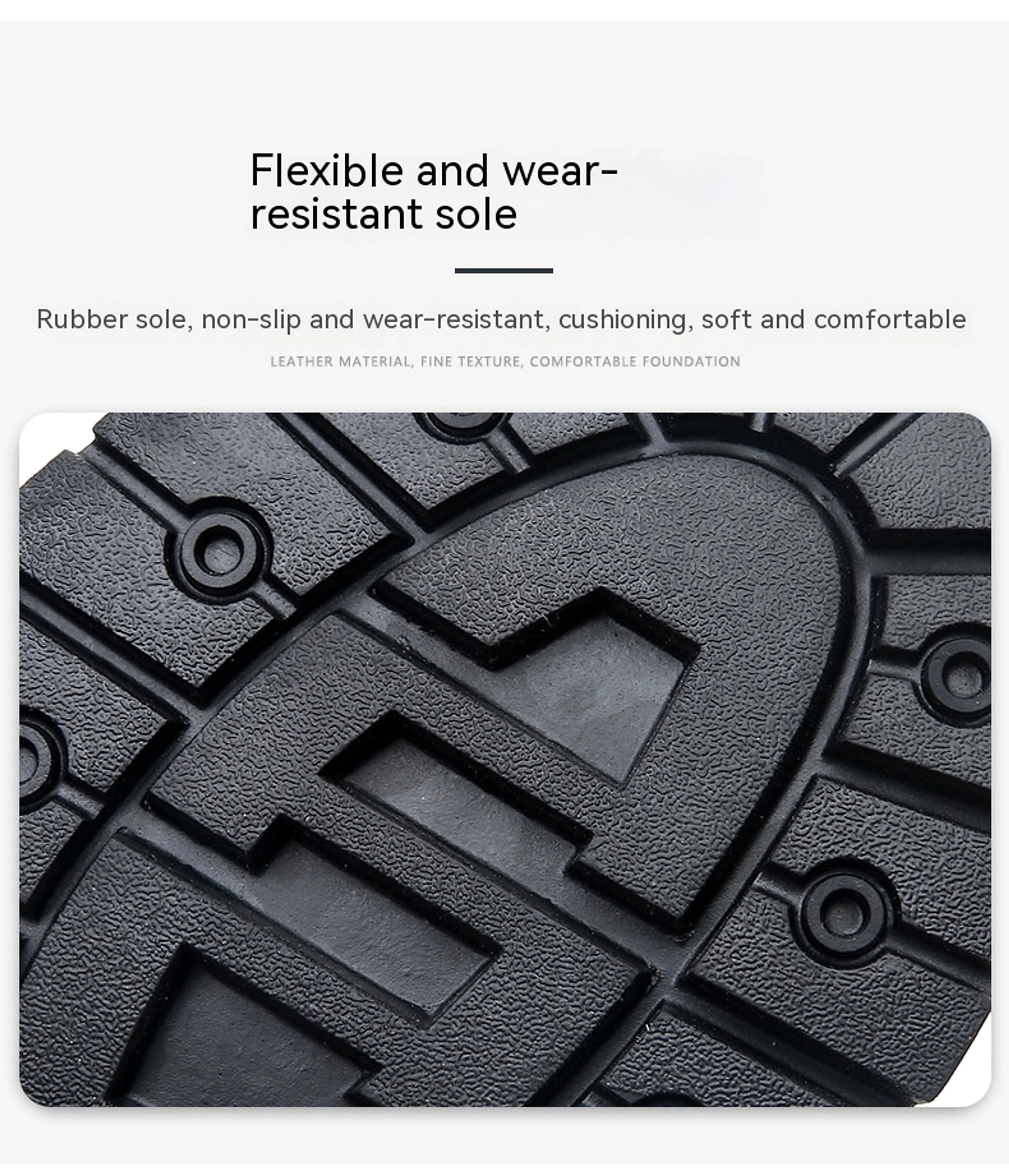 Autumn And Winter Cowhide Casual Mens Boots Thick Bottom Round Toe Warm - enhanced image 8