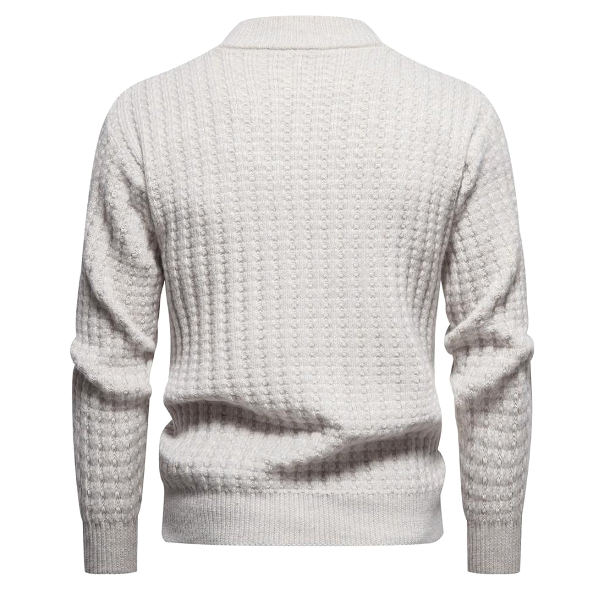 A.1. Autumn Men's Knitwear Solid Color Round Neck Fashion Sweater - enhanced image 8