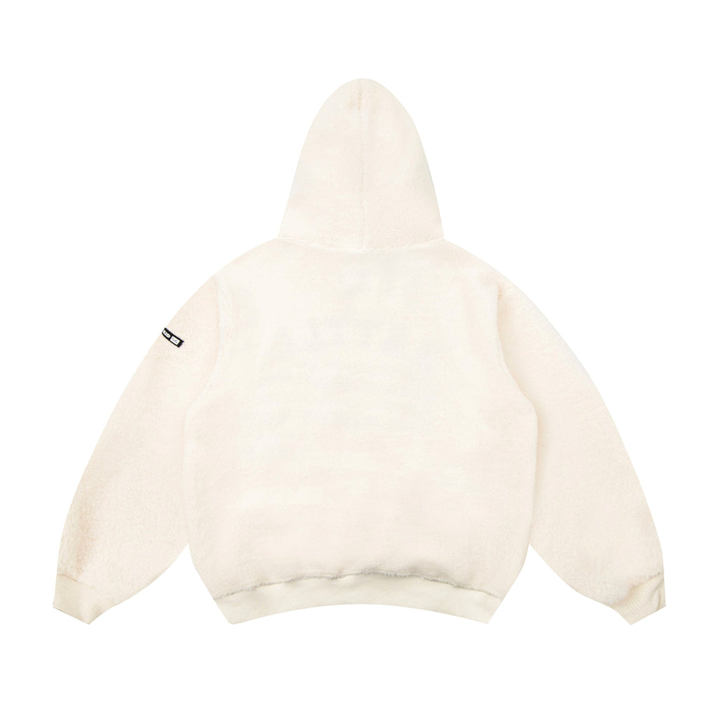 BATTLEKID - Lamb Wool Alphabet Embroidery Hooded Sweater Men - enhanced image 8