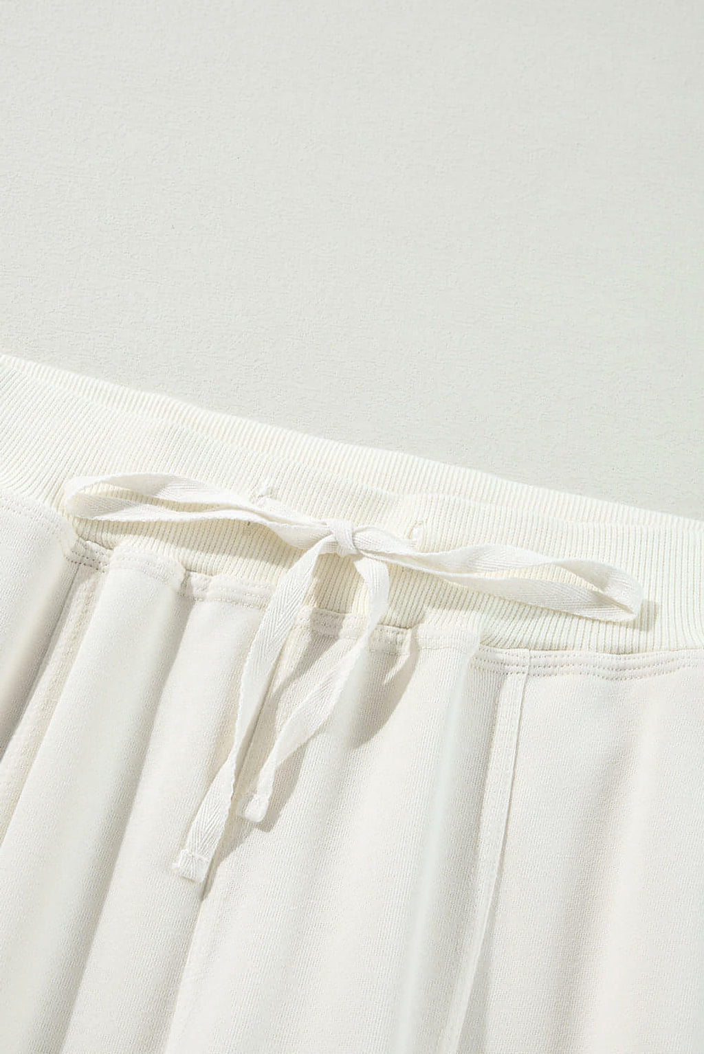 Beige Plain Cargo Pockets High Waist Casual Sweatpants - enhanced image 8