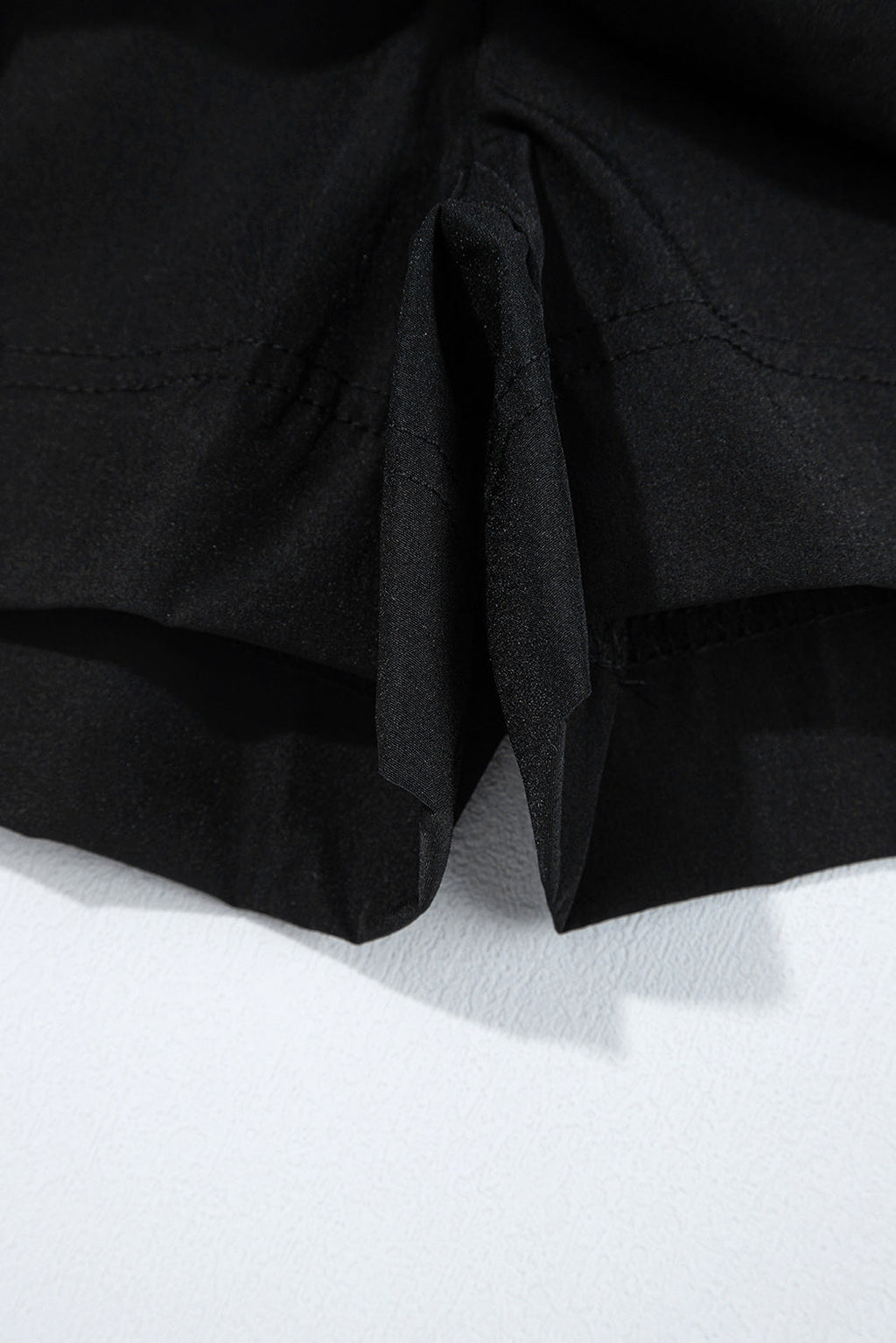 Black Cargo Pocket Elastic Waist Active Casual Skort - enhanced image 8