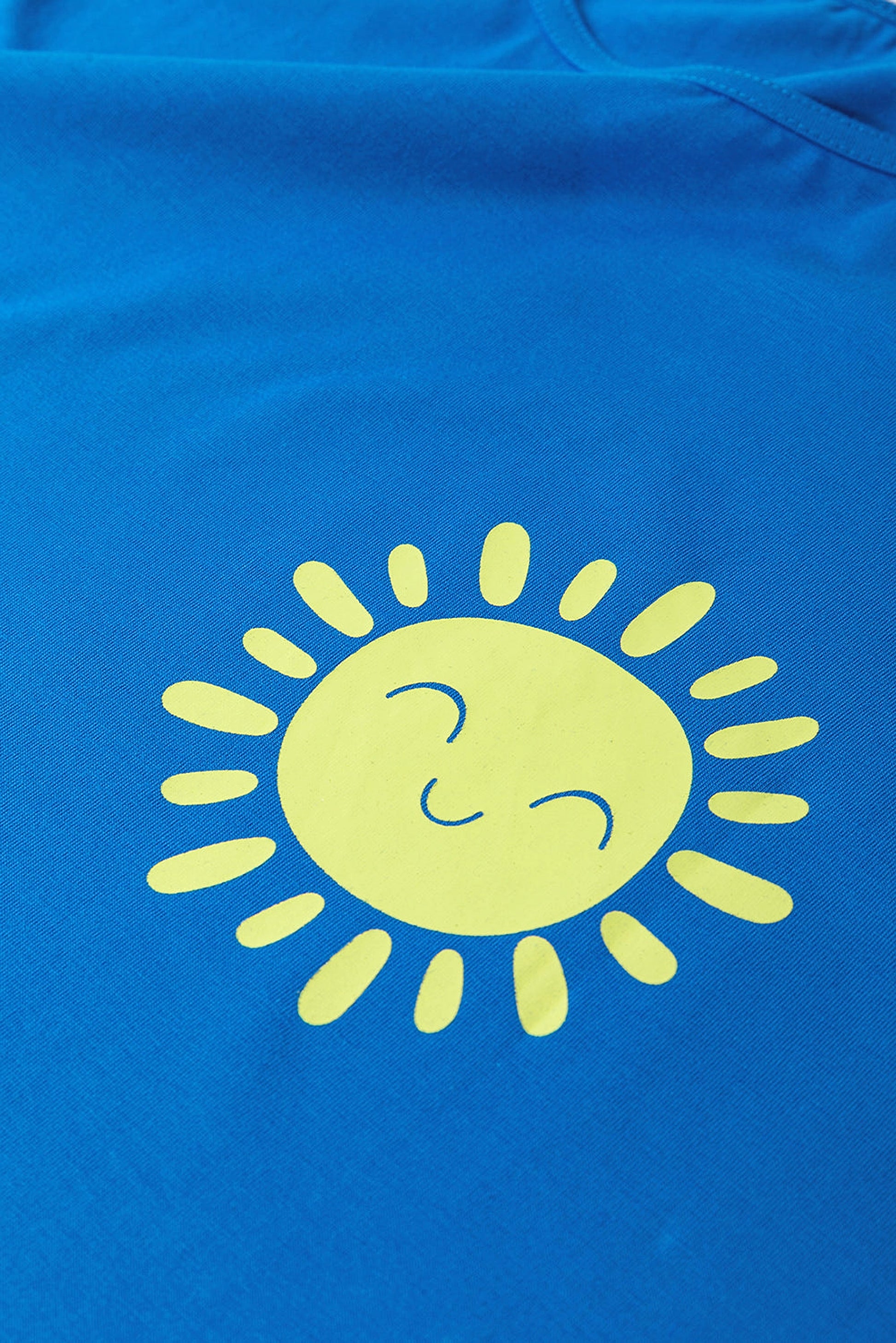 Blue Sun Graphic Casual Tank Top - enhanced image 8