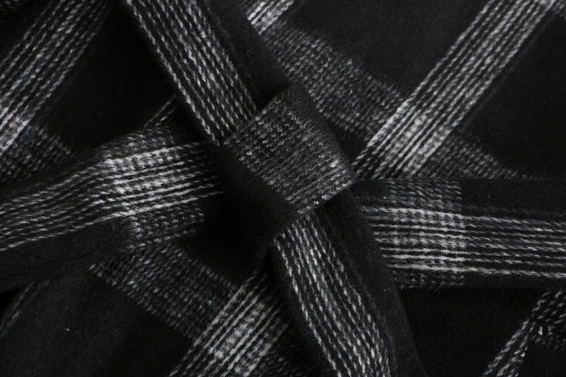 Check Color Jacket With Turn Over Collar - enhanced image 8