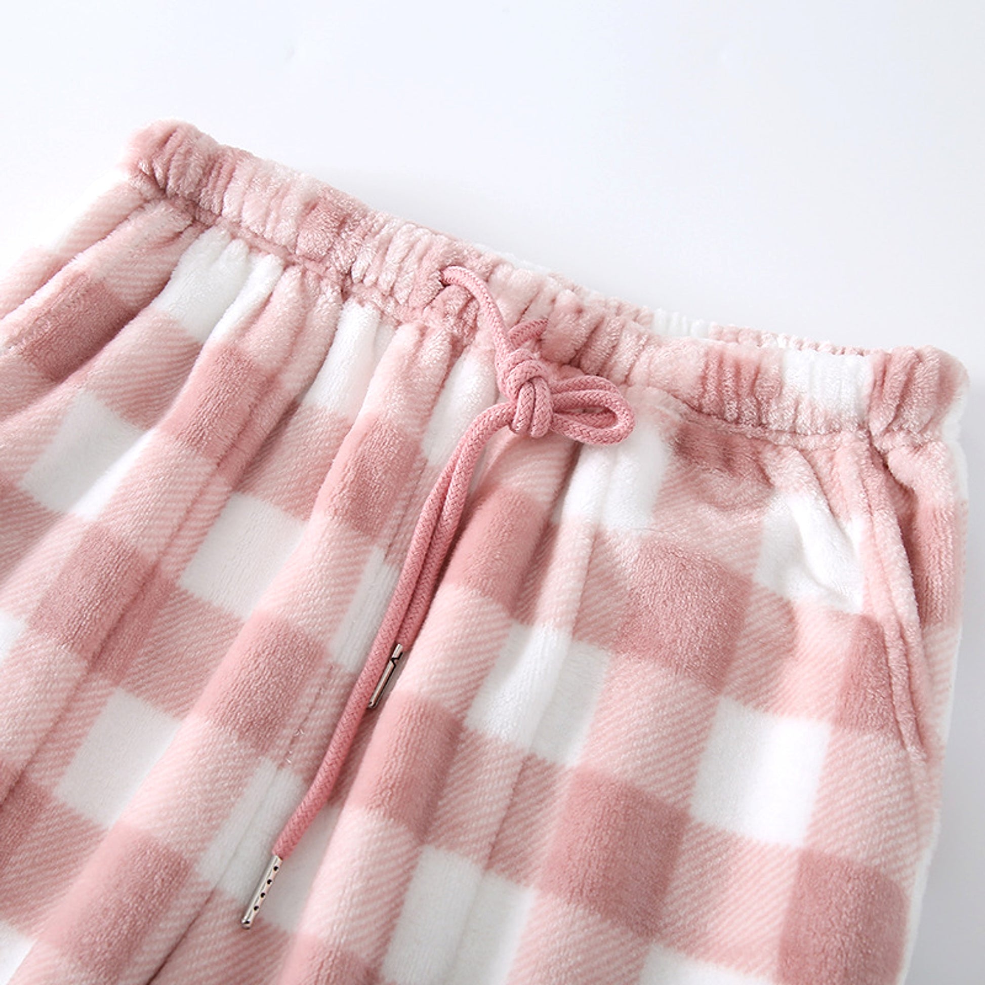 Couple Flannel Pajama Pants Plaid Women Autumn And Winter Plus Size Thickened - enhanced image 8
