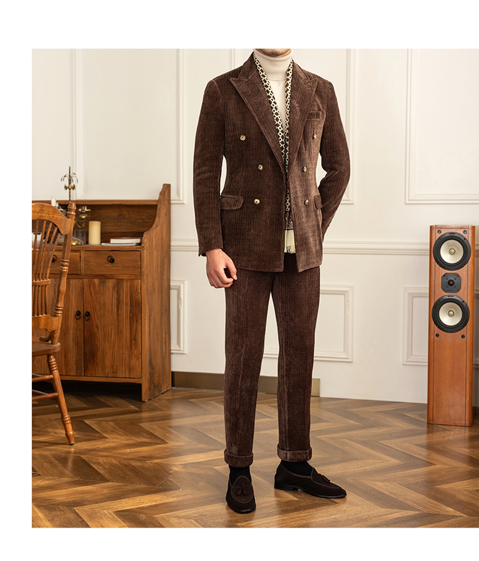 Caverton™ – Double-Breasted Luxury Suit (Autumn Edition) - enhanced image 8