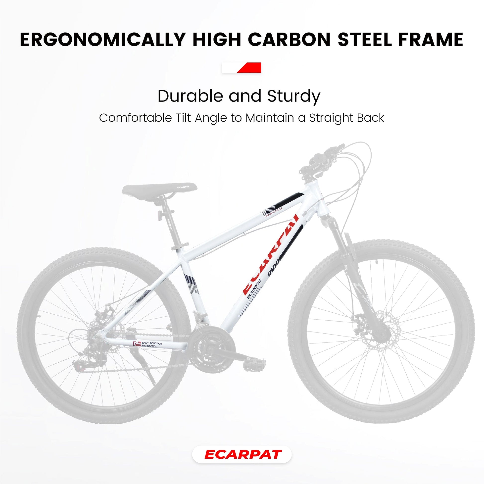Ecarpat™ MTB - City-Cruizer – 27.5" 21-Speed Mountain Bike (ALUMINIUM Frame) - enhanced image 8