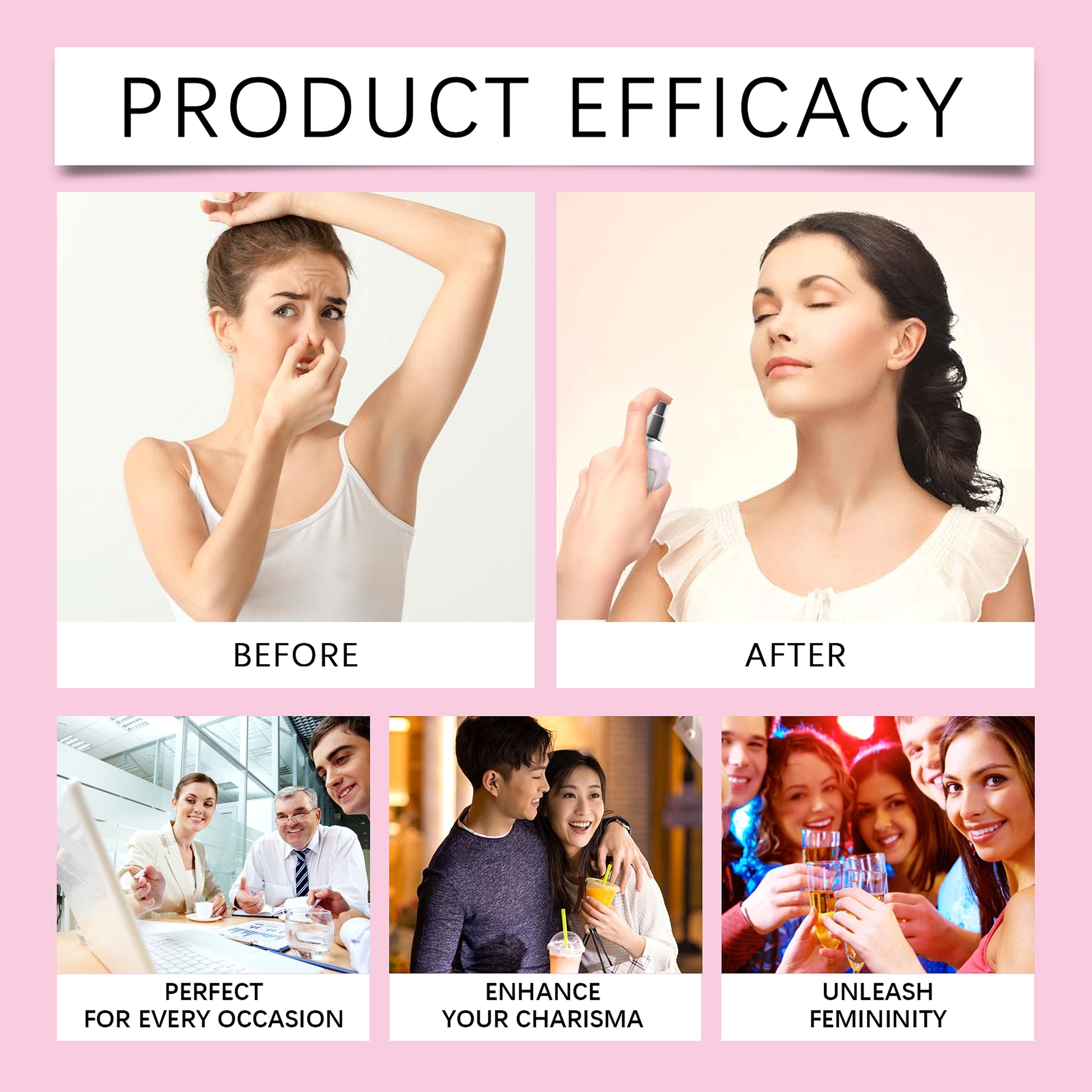 EELHOE Body Hair Perfume Spray Body Skin Hair Long-Lasting Fragrance Spray - enhanced image 8