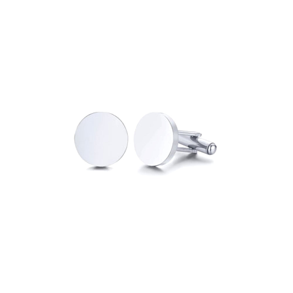 Minimalist Stainless Steel Cufflinks – Classic & Elegant - enhanced image 8