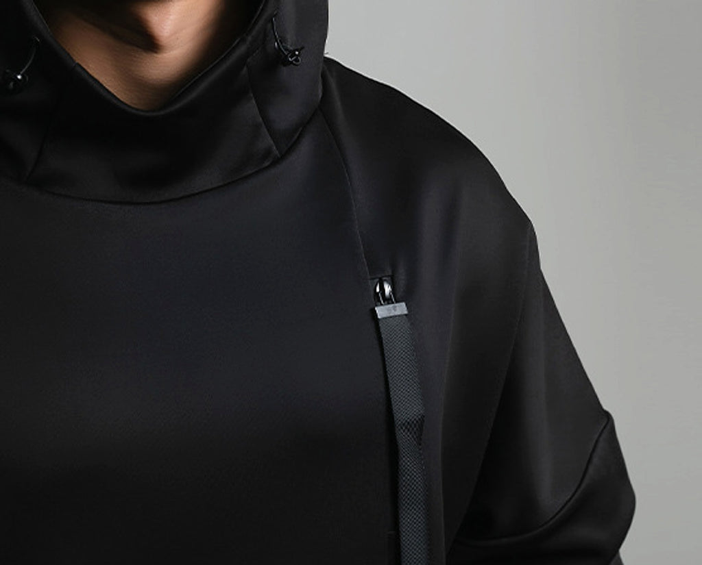 High Collar Sports Sweater For Men Loose - enhanced image 8