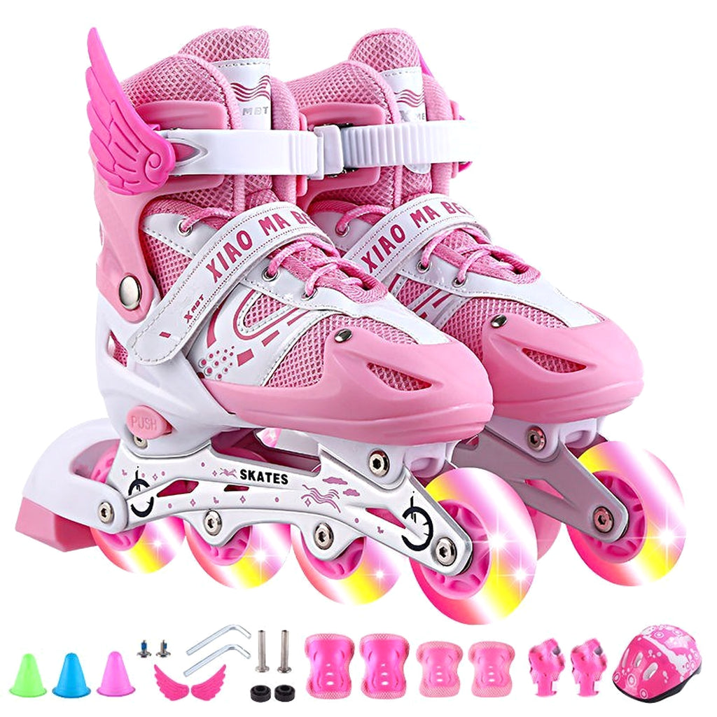 Kids Adjustable Roller Skates – Flash Wheels Skating Shoes for Boys and Girls - enhanced image 8
