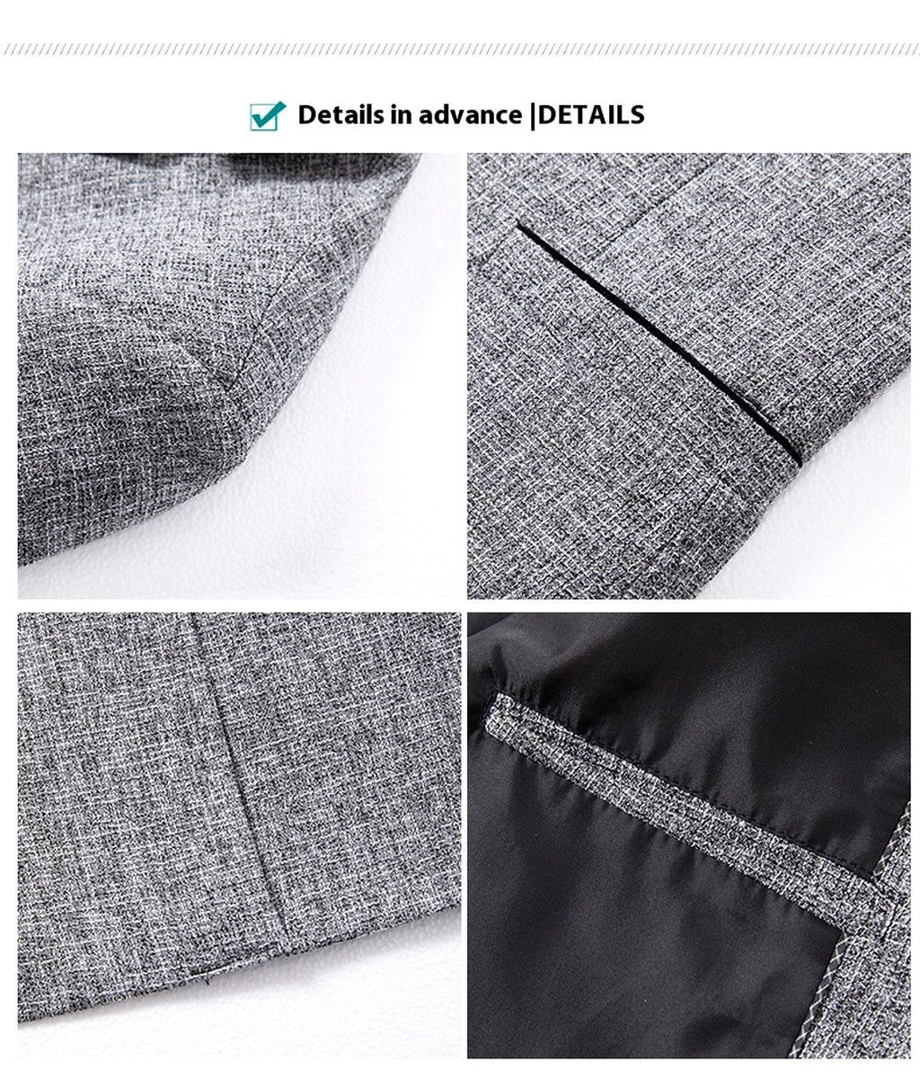 Korean-style Slim-fit Single Row One Button Small Business Suit Coat - enhanced image 8