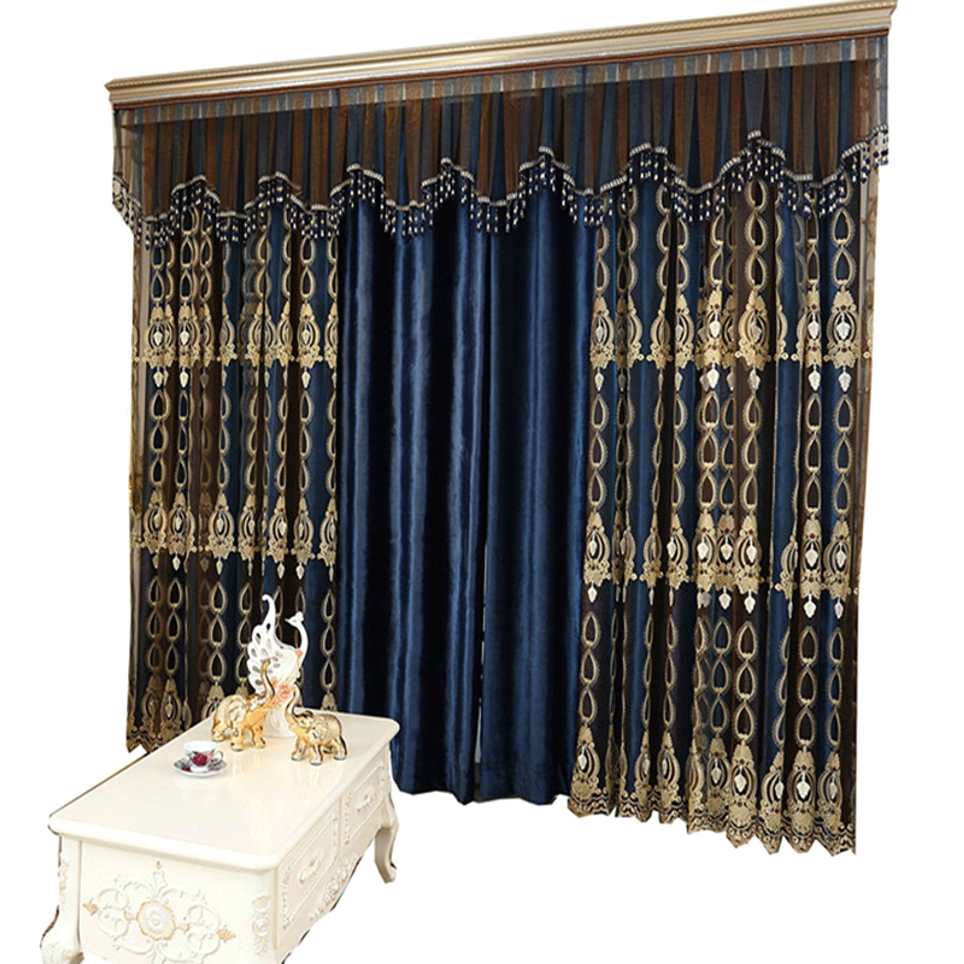 LuneluX™ – Embroidered Flannel Curtains – Palace Edition - enhanced image 8