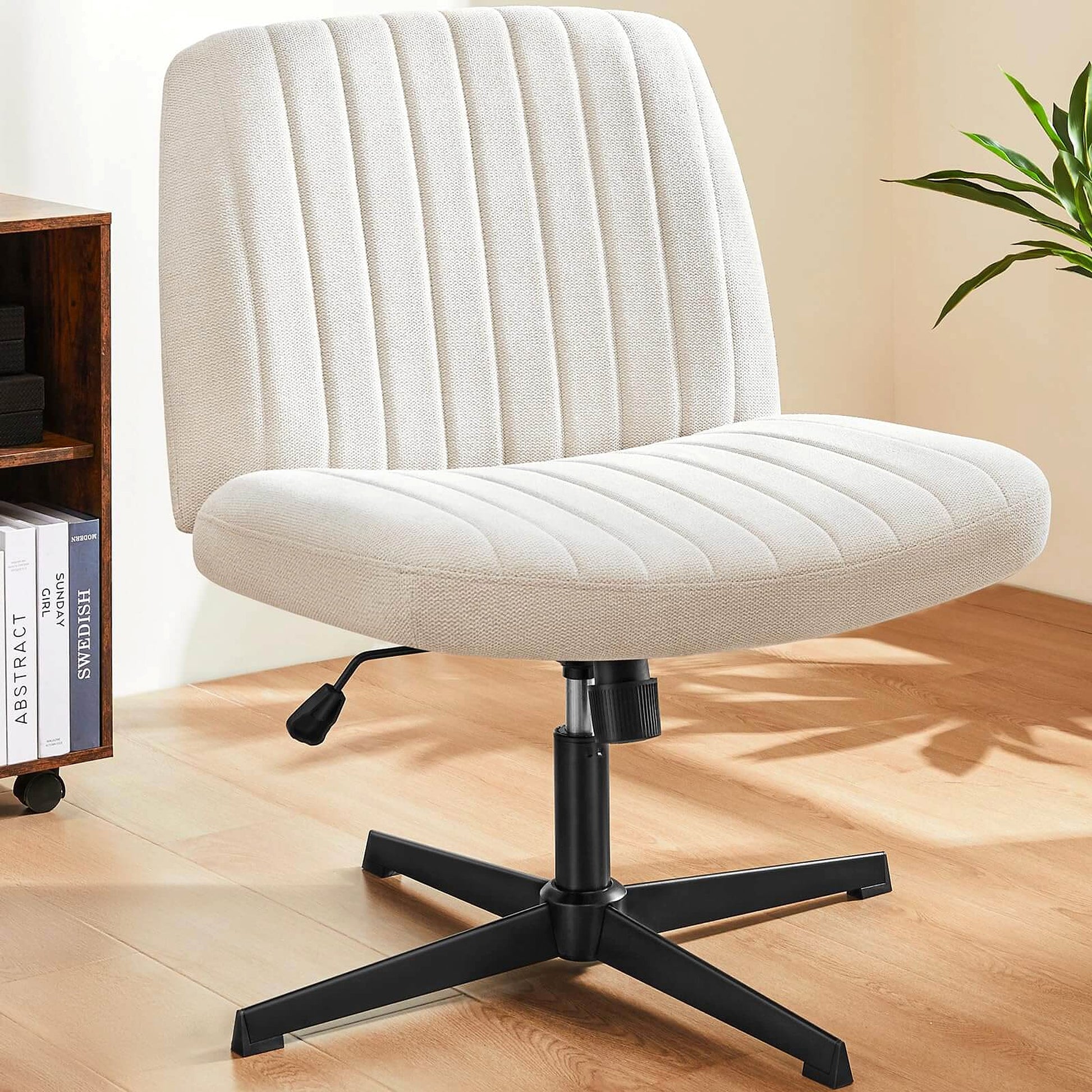 LuneluX_Home – Crossover Armless Swivel Chair - enhanced image 8