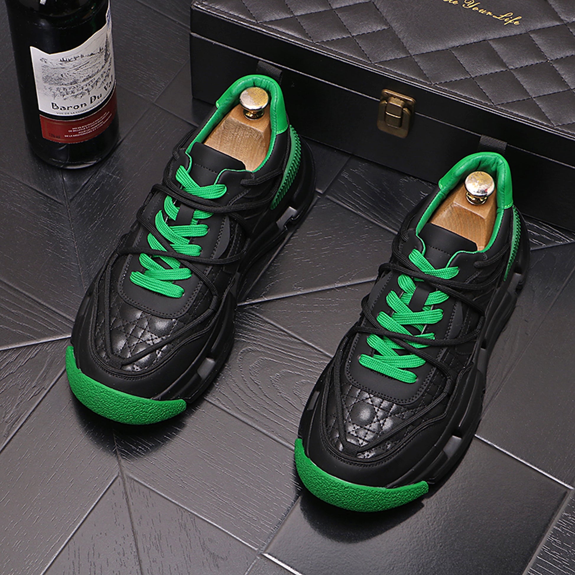 UrbanWalk™ – Colorblock Plush Winter Sneakers for Men - enhanced image 8