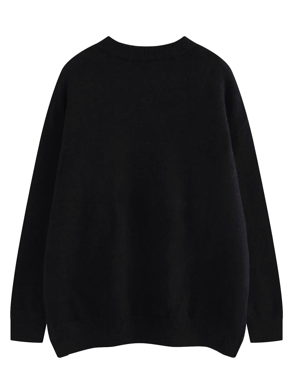 Men's Artistic Eye Graphic Long Sleeve Sweater - enhanced image 8