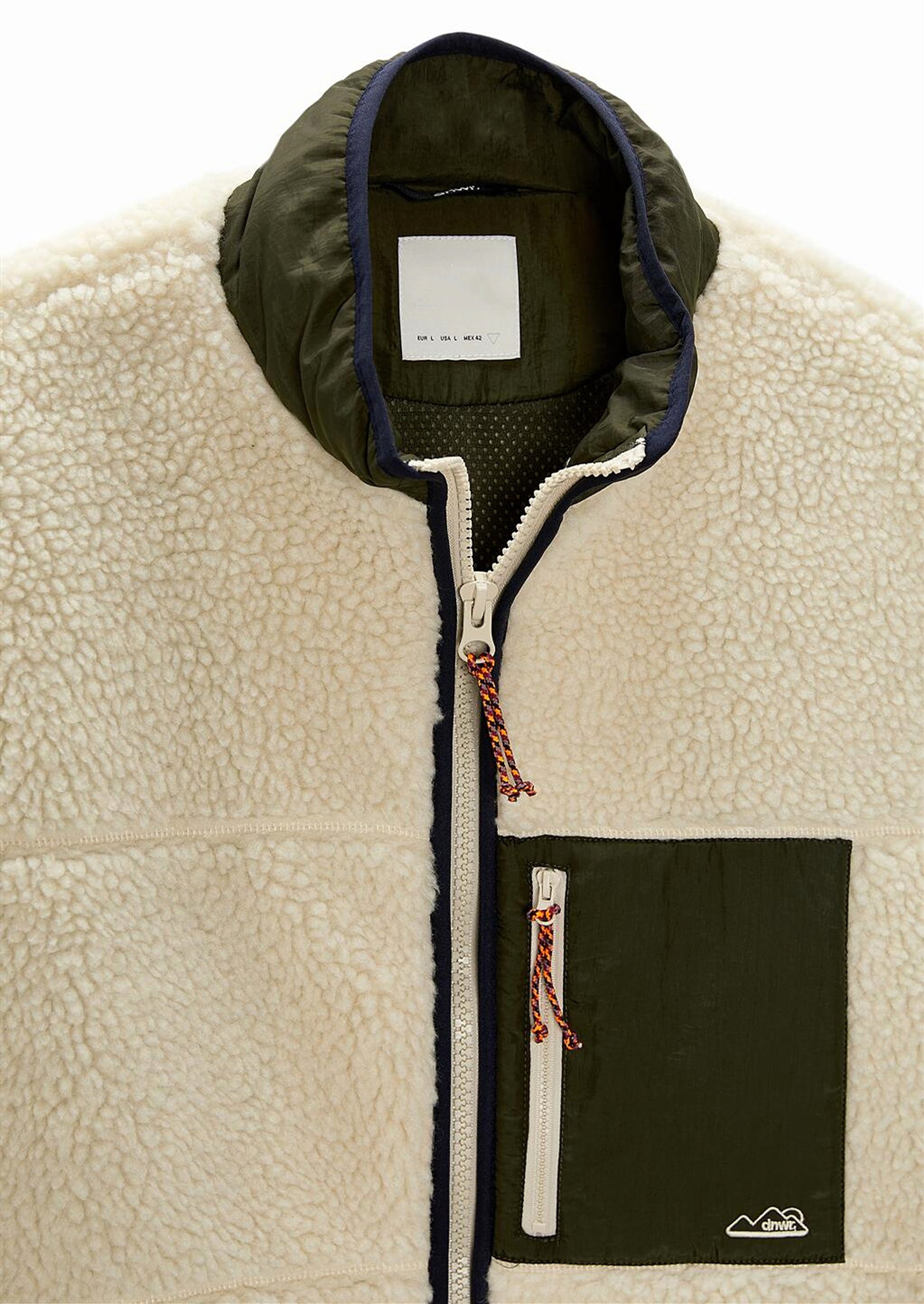 Men's Autumn And Winter Stitching Fleece Jacket Coat - enhanced image 8