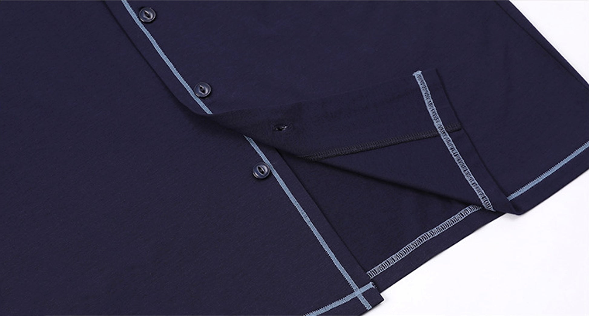 Men's Casual Long Sleeved Trousers Pajamas - enhanced image 8