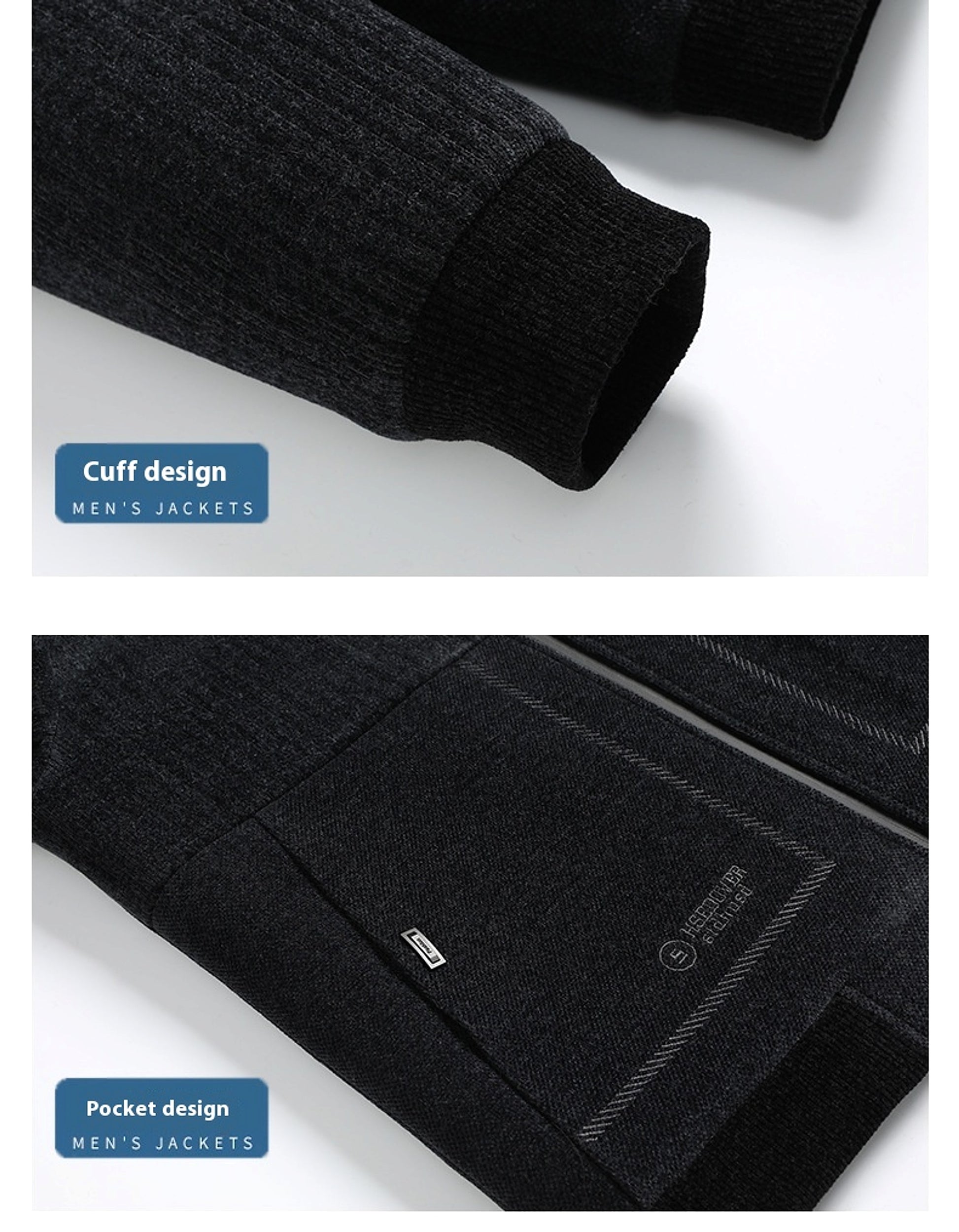 IronWool™ Padded Velvet Coat – Haute Homme Edition - enhanced image 8