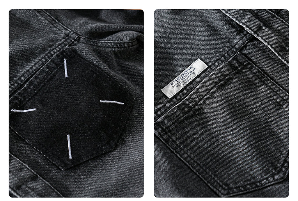 Men's Fashion Retro Denim Long-sleeved DressShirt - enhanced image 8