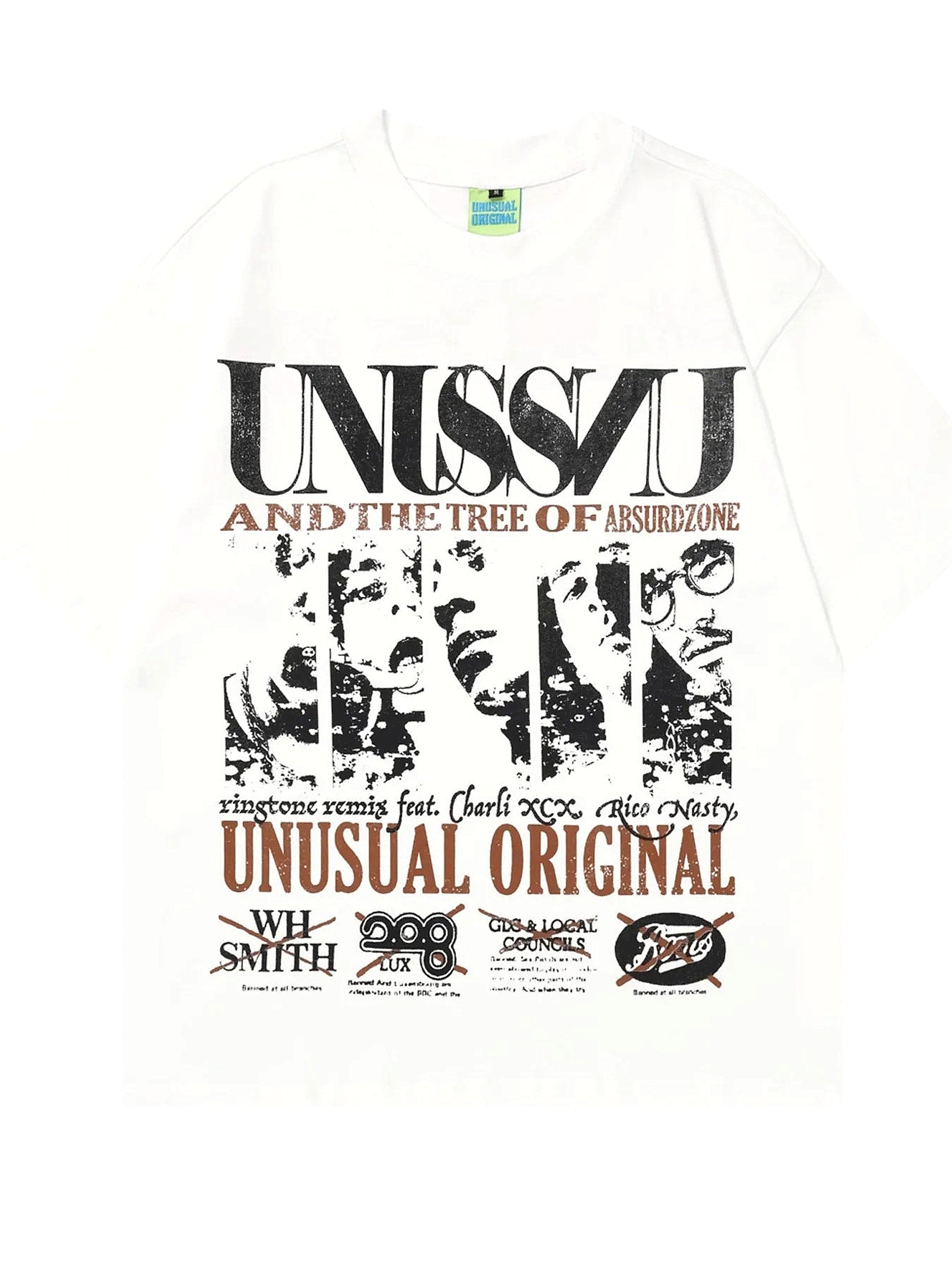Men's Graphic Round Neck Oversized T-Shirt - enhanced image 8