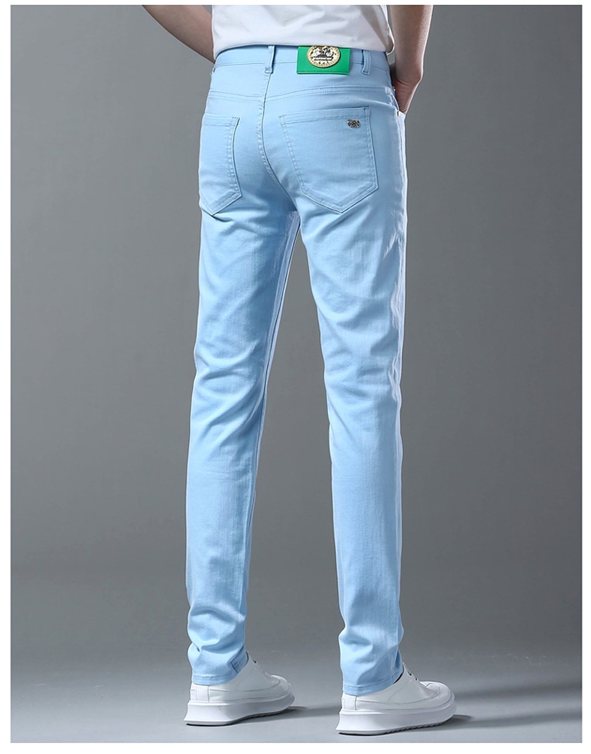 Men's Korean Style Slim-fitting Ankle-tied Youth High-end Pants - enhanced image 8