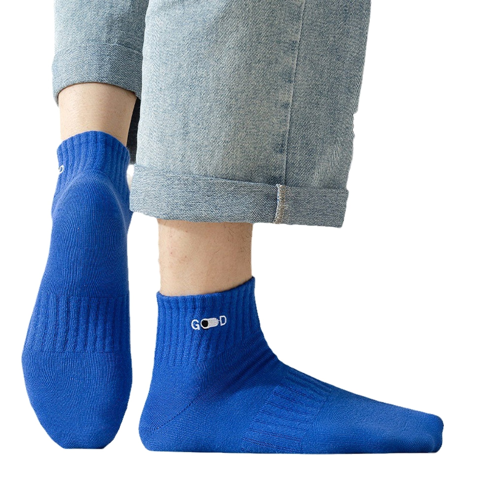 GOOD  - Men's Pure Cotton Deodorant Feetsweat Absorbing Sports Socks - enhanced image 8