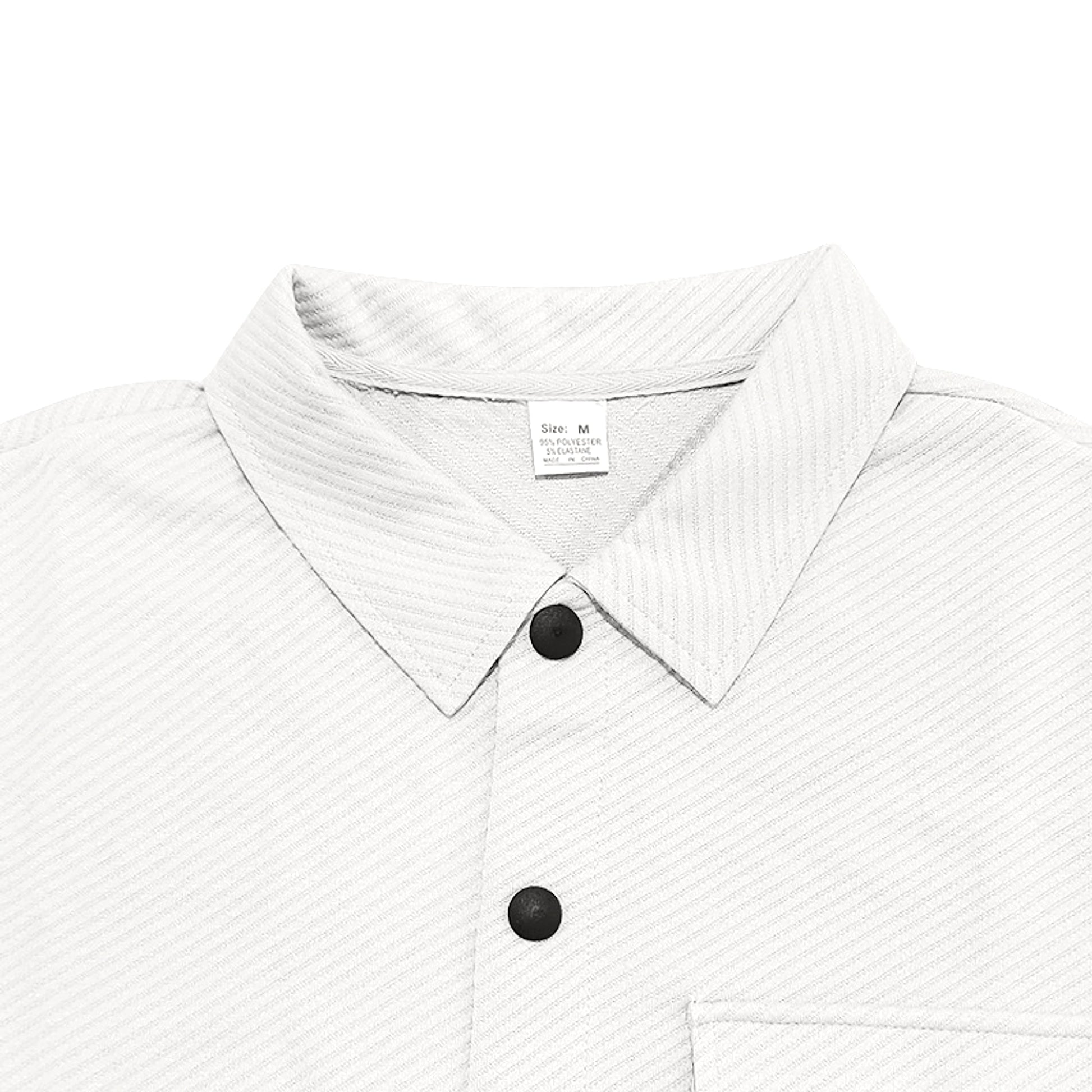 Men's Retro Casual Jacquard Knitted Lapel Shirt Jacket - enhanced image 8