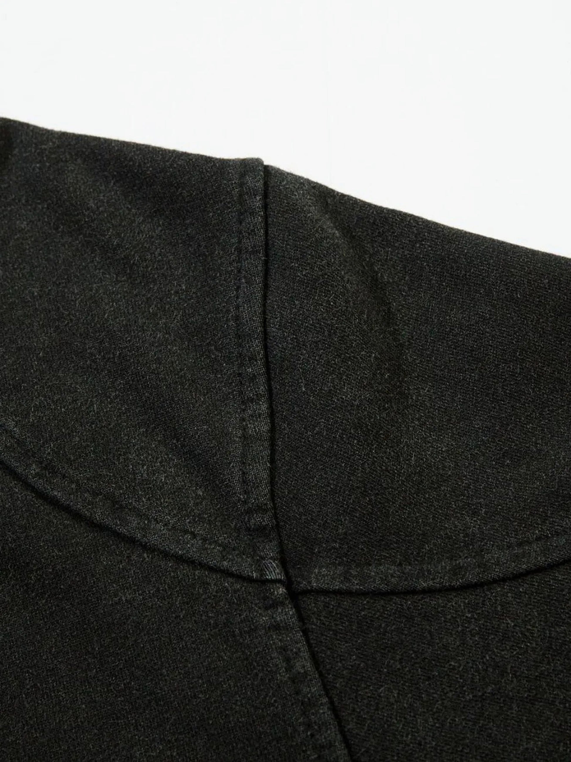 Men's Washed Zip-Up Oversized Hoodie - enhanced image 8