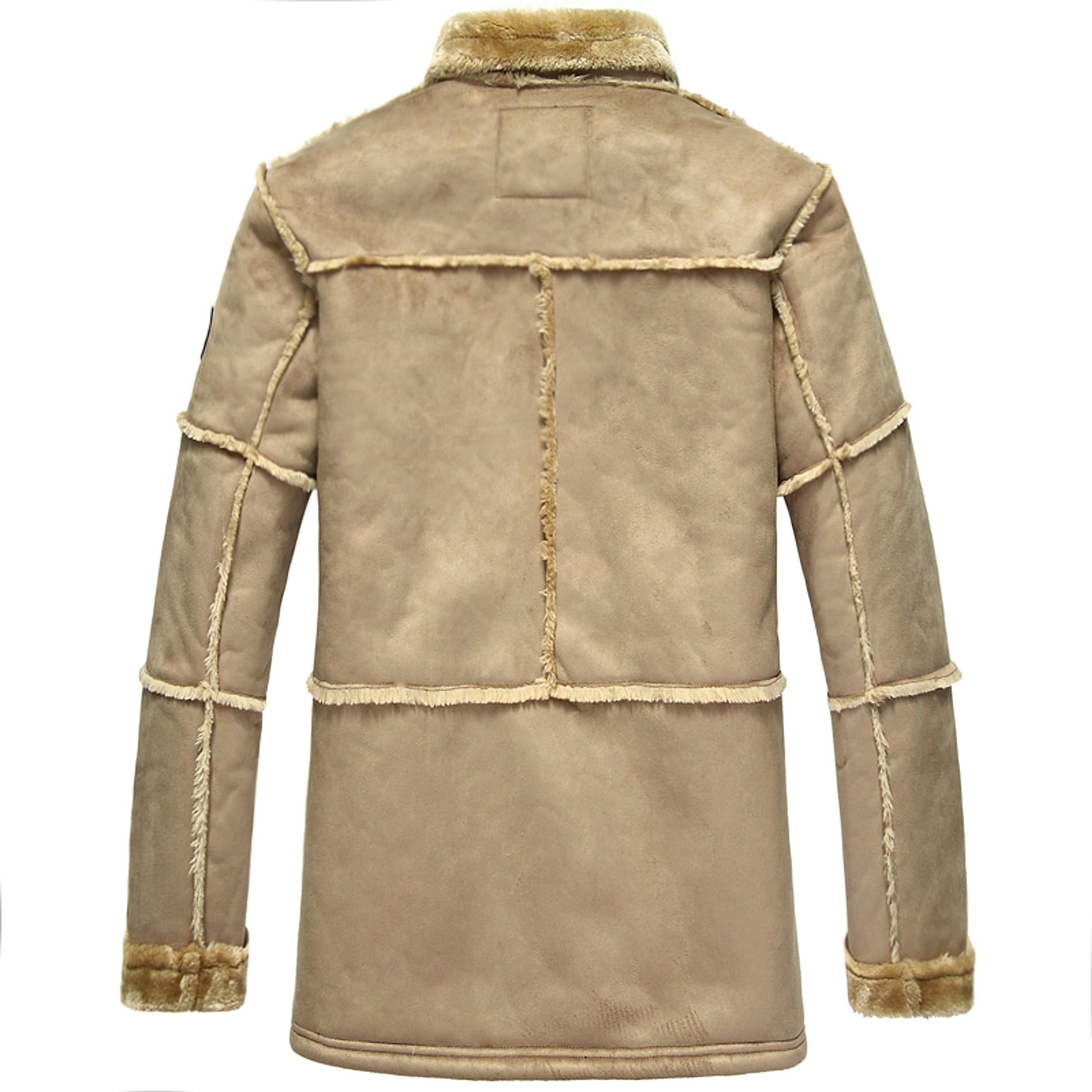 Mid-length Leather Jacket One Coat For Men - enhanced image 8