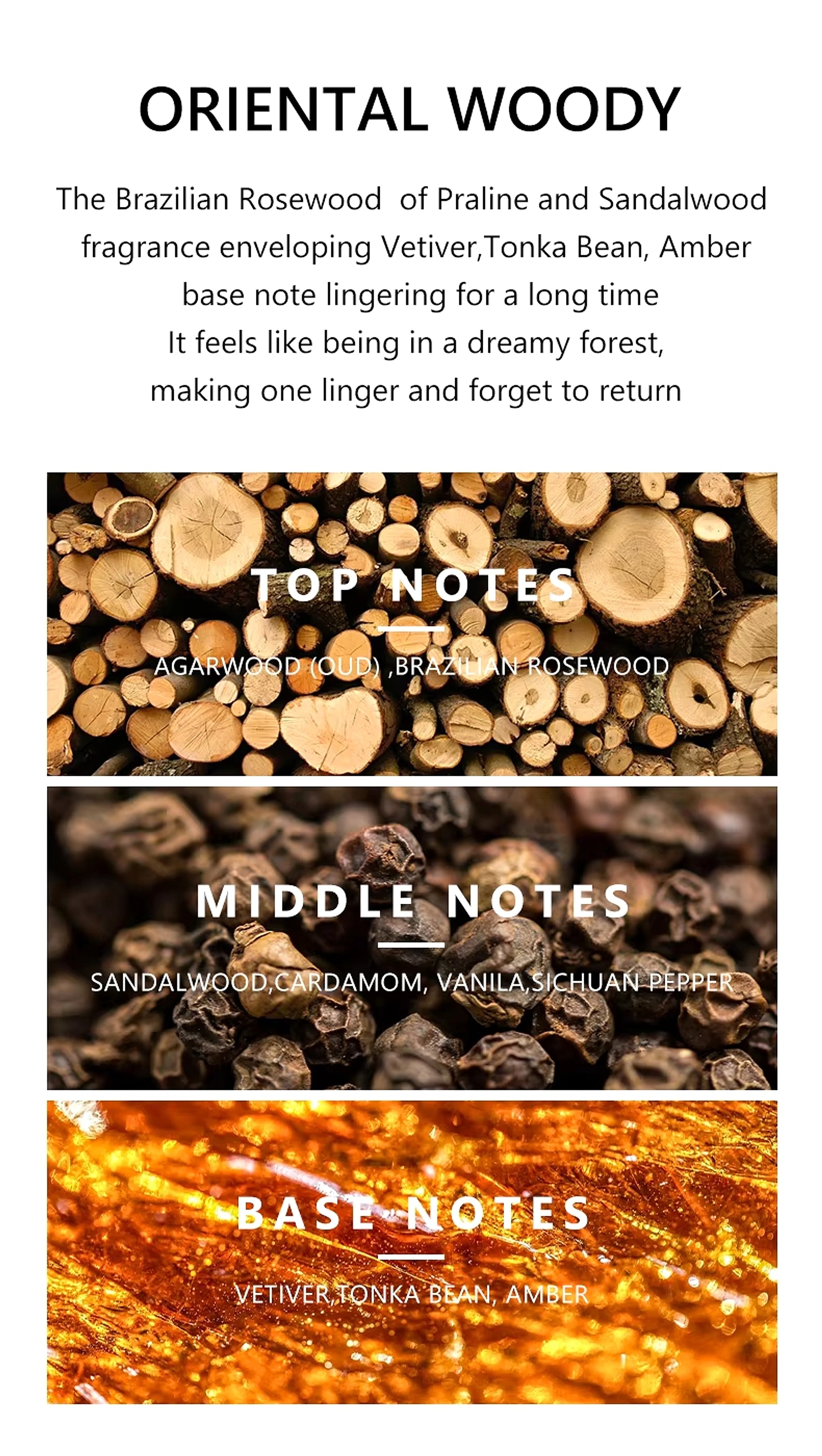 Miracles Sefralls Noir Wood Night Perfume Woody Fragrance Luxury Perfumes Woody  Long Lasting Signature GRACEFUL Fragrance - enhanced image 8