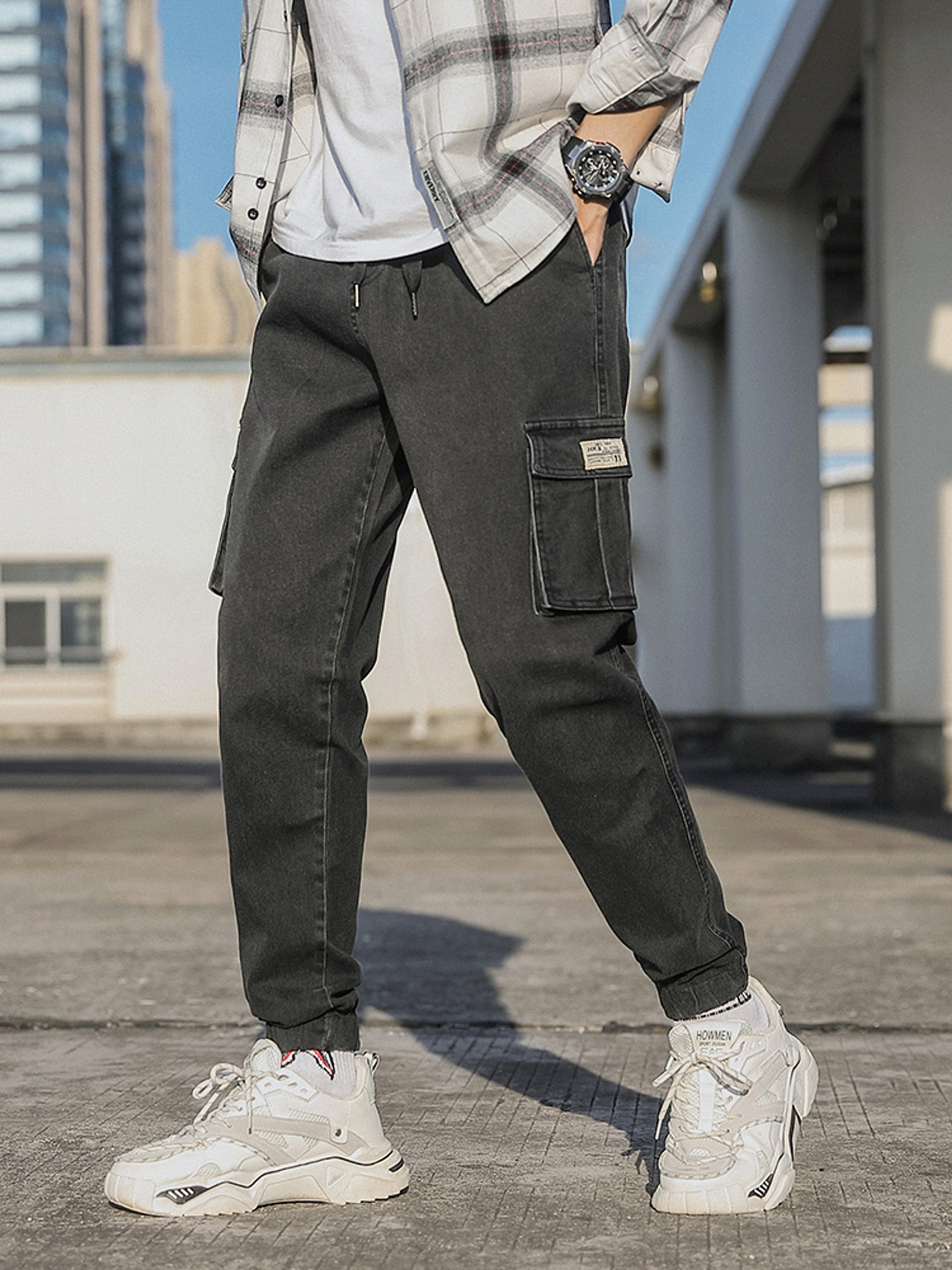 Casual Cargo Pants (Jeans) Men - enhanced image 8